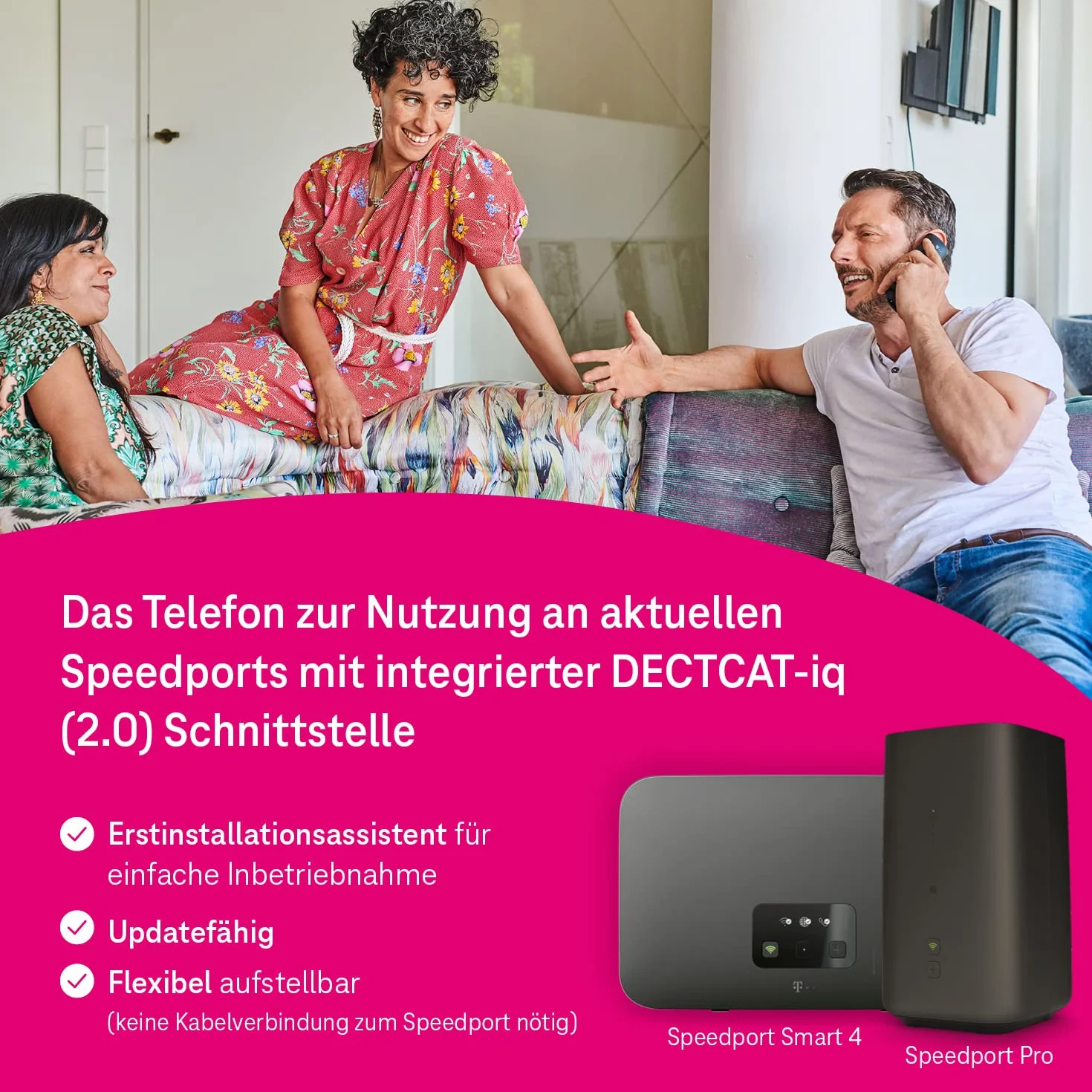 Deutsche Telekom Speedphone 12 40844151 Telefon Stacjonarny, Biały