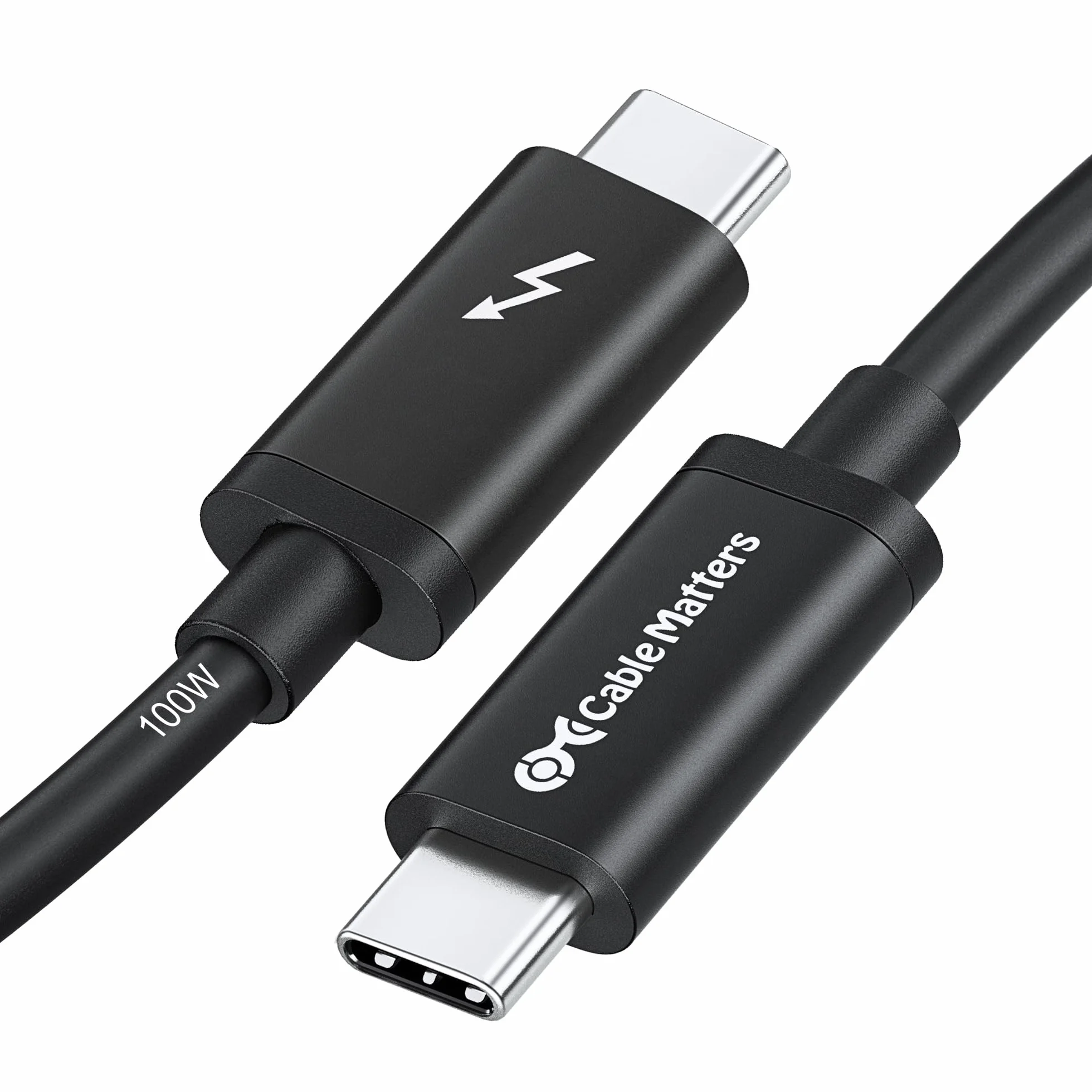 Cable Matters Kabel Thunderbolt 3 USB C 2 m 100 W Czarny