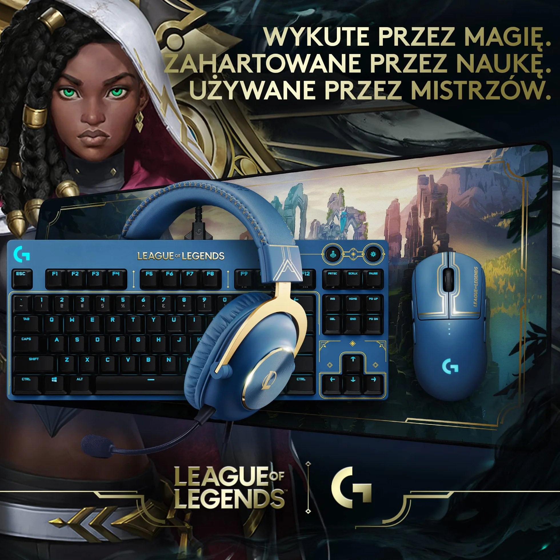 Logitech G PRO Klawiatura mechaniczna G PRO LOL-WAVE2 Nordyczna