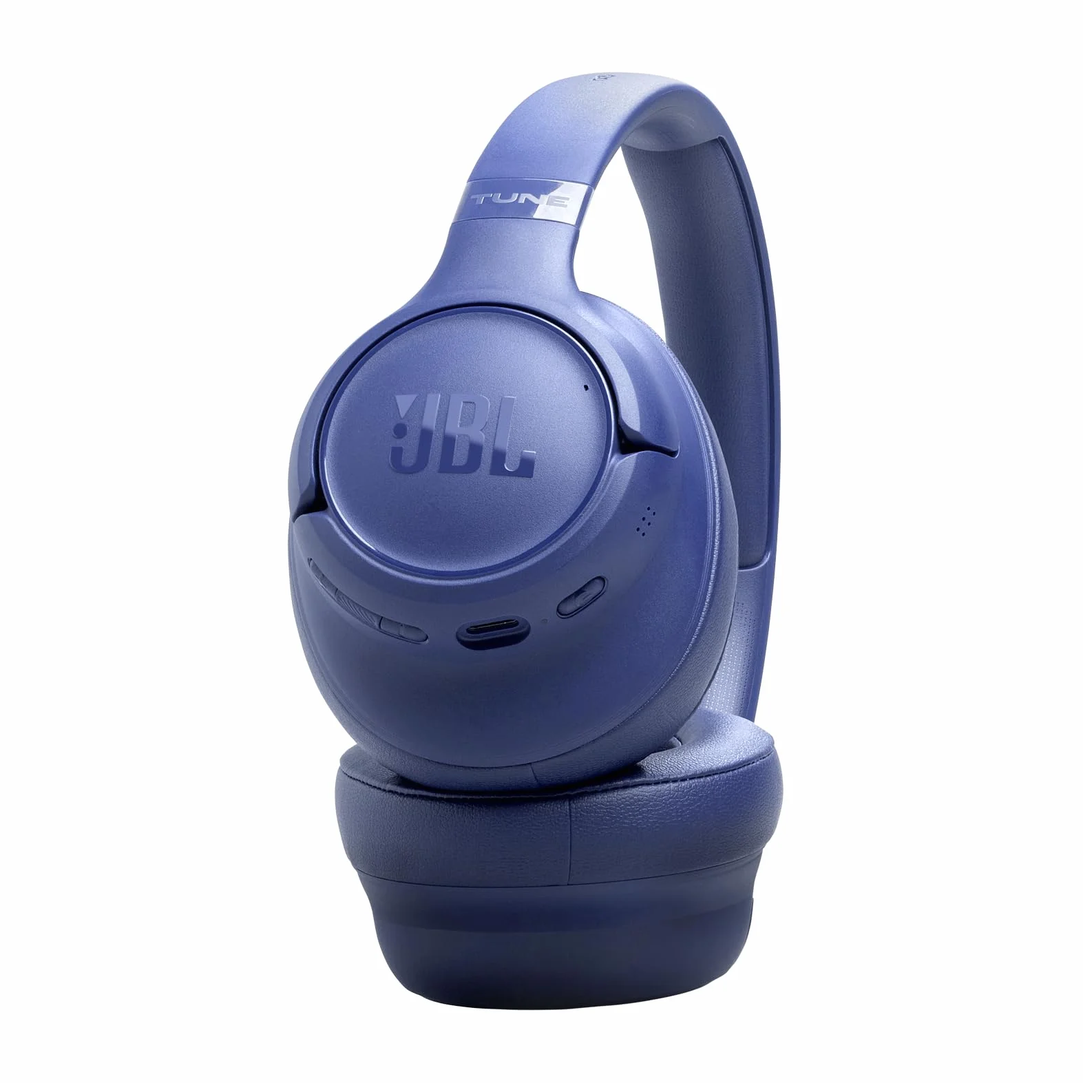 JBL Tune 730 BT Bezprzewodowe Słuchawki Wokółuszne z Bluetooth 6.0, 76h Odtwarzania na Baterii, Składana Konstrukcja, JBL Pure Bass, Google Fast Pair, Microsoft Swift Pair, Niebieskie