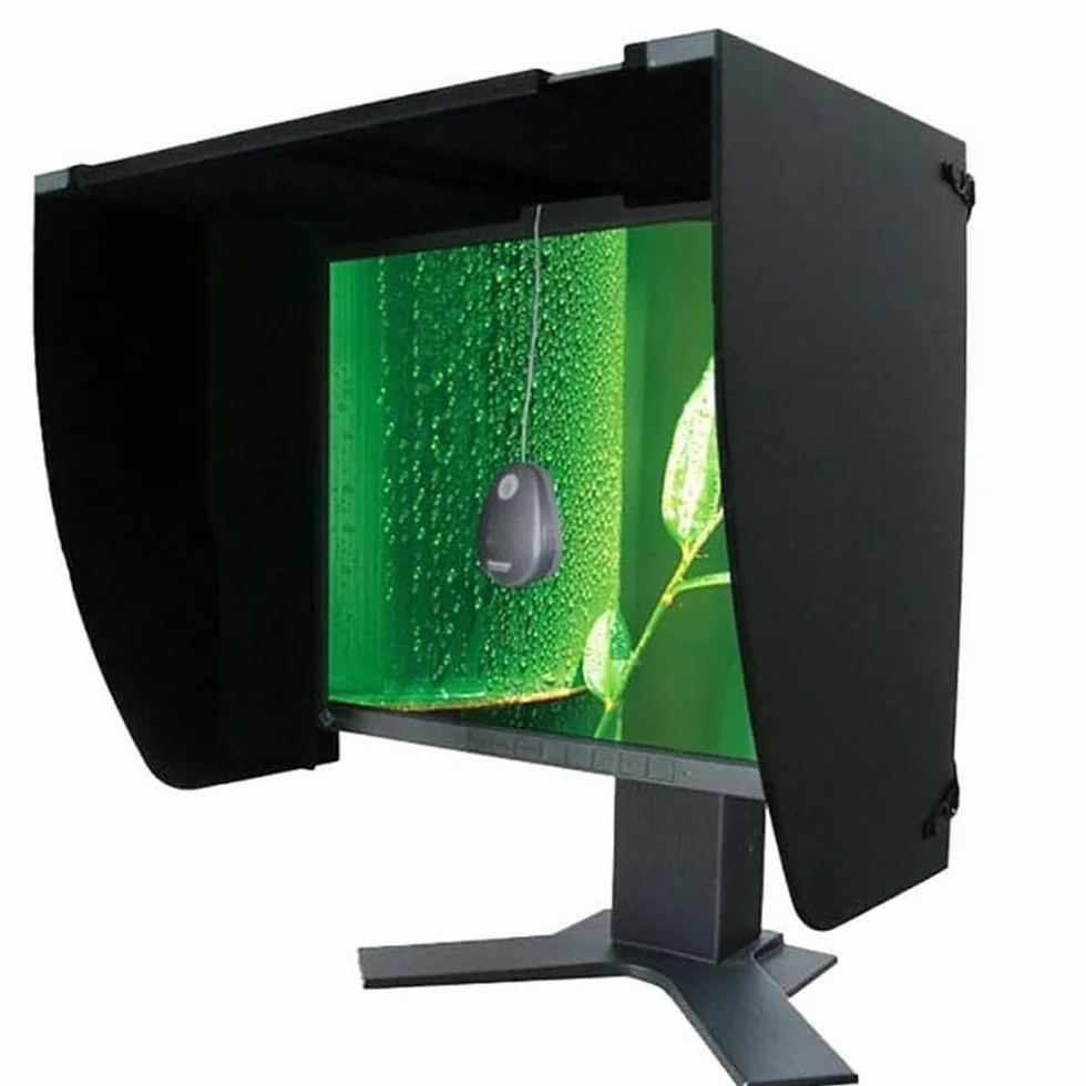 27-calowy wyświetlacz Osłona przeciwsłoneczna monitora, osłona przeciwsłoneczna ekranu Regulowana osłona monitora, osłona przeciwsłoneczna ze wszystkich stron dla Dell HP Viewsonic Philips Samsung Len