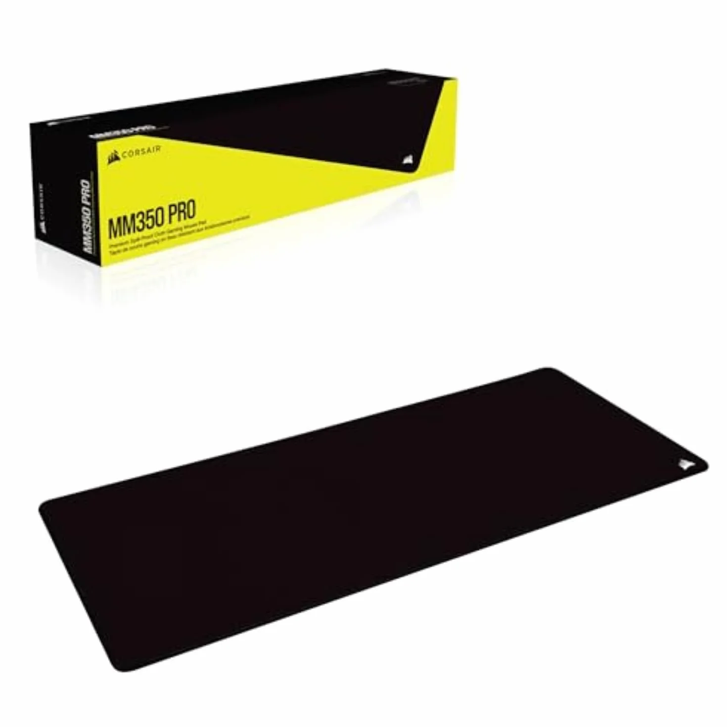 Corsair MM350 PRO Premium Spill-Proof Cloth Gaming Mouse Pad – Extended XL, Black