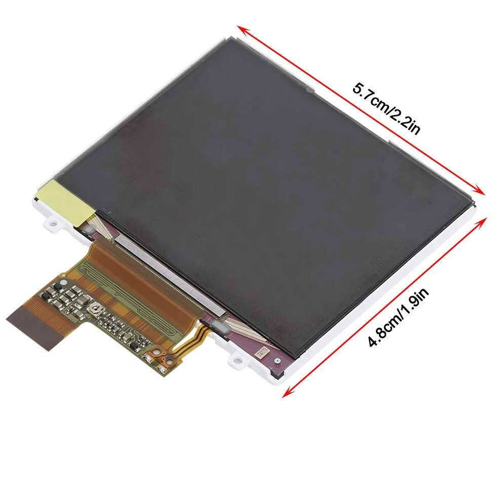 Cryfokt Wyświetlacz LCD Wysokiej Jakości Ekran Zamienny do IPoda Video 5th 5.5G 30gb/60gb/80gb, Wyraźny i Jasny Wyświetlacz Zapewniający przyjemność wizualną, Rozmiar 2,2x1,9 Cala