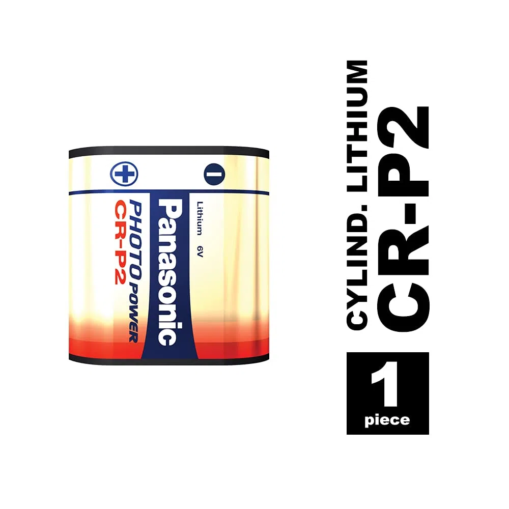 Cylindryczna bateria litowa Panasonic CRP2 o długiej żywotności idealna do sprzętu fotograficznego i wideo, 6 V, 1 sztuka