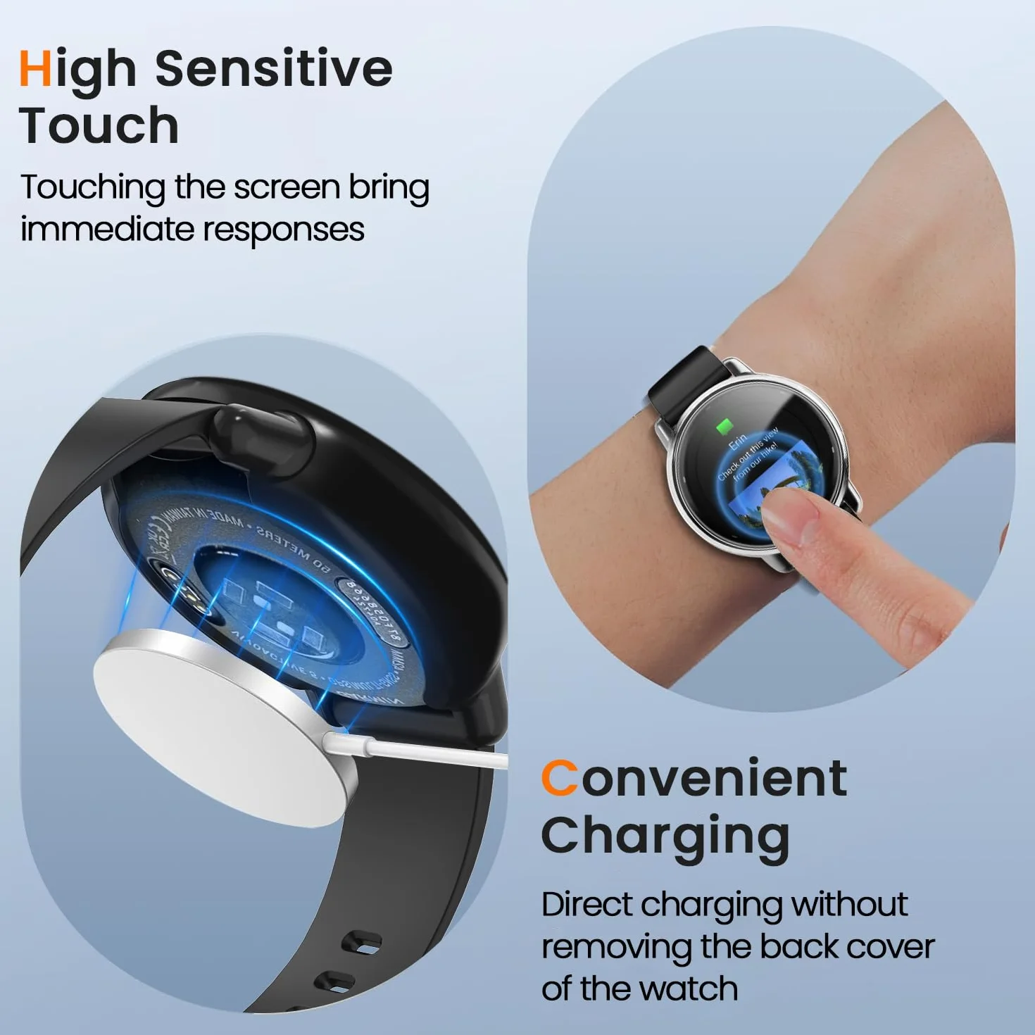 ivoler 3 sztuki etui z osłoną ekranu do Garmin Vivoactive 5, pełne etui ochronne z miękkiego TPU cienkie, odporne na wstrząsy odporne na zarysowania (2 przezroczyste 1 czarne)