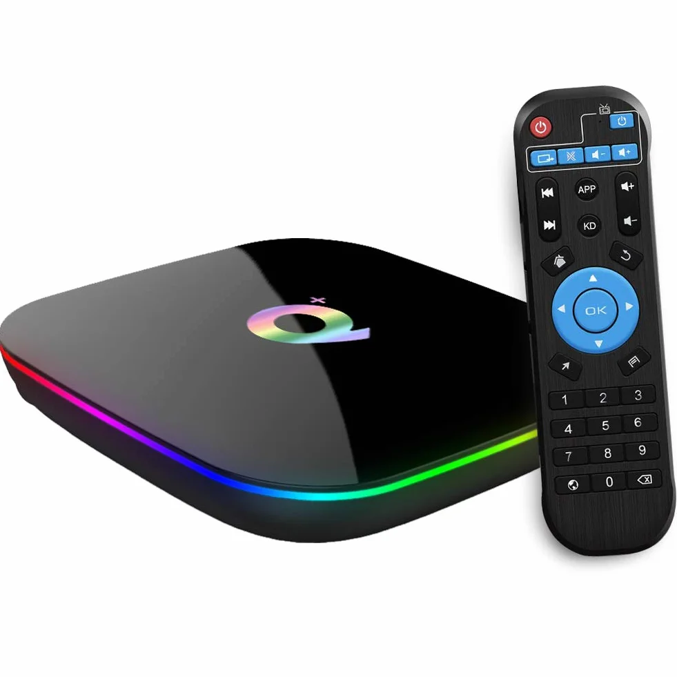 Android TV Box Q Plus H6 Quad Core Cortex-A53 2GB RAM 16GB ROM 6K 3D WiFi Ethernet USB 3.0 Smart TV Box