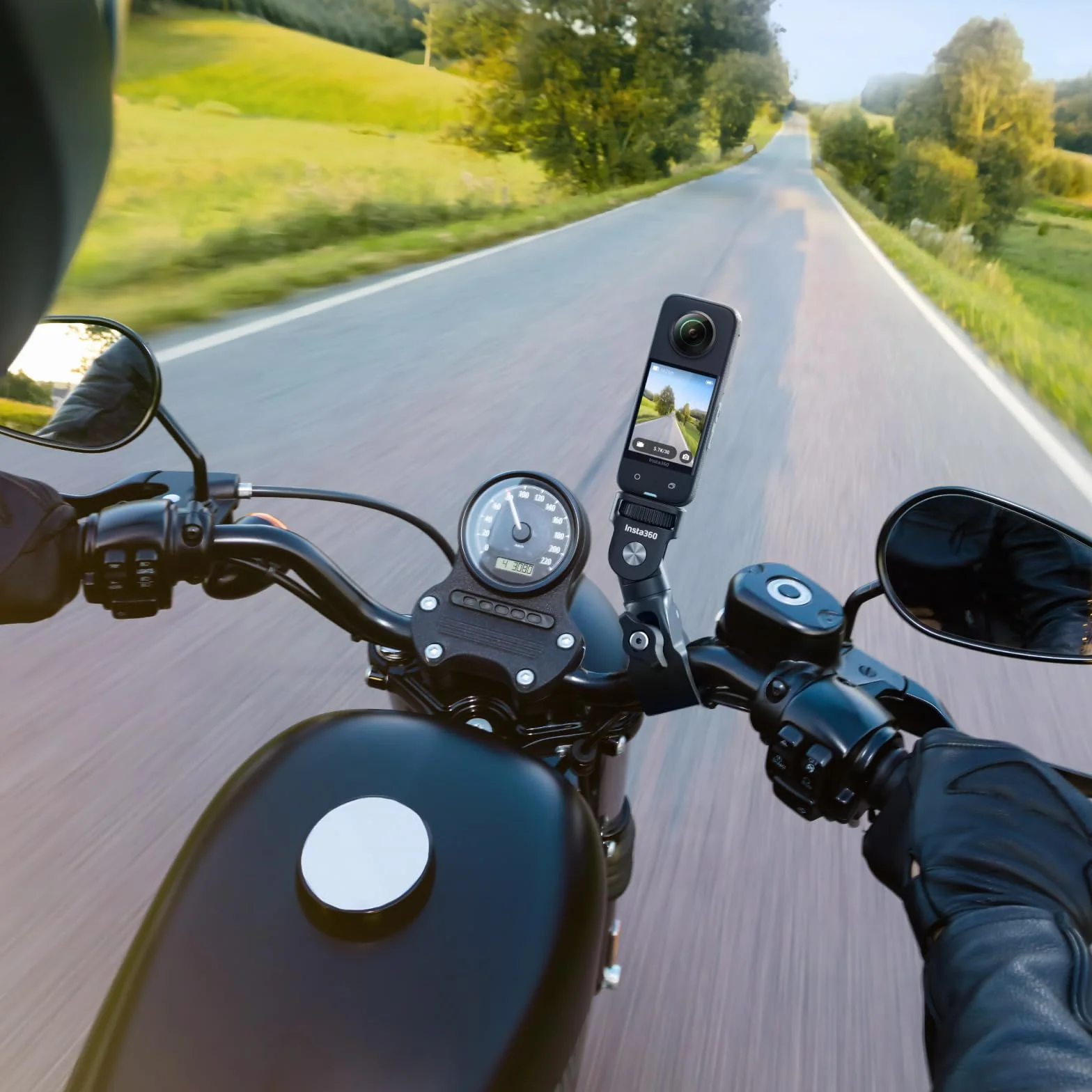Insta360 Zestaw motocyklowy kompatybilny z Ace Pro/Ace/GO 3/X3/ONE RS/ONE X2/ONE X