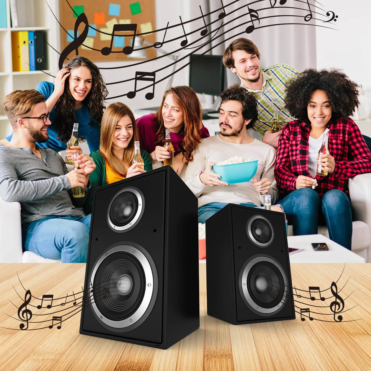 QWORK DAB UKW Antena radiowa, 75 omów FM Dipolantena z kablami o długości 3 m i wtykiem typu F do tunera radiowego, stereo Empfänger, AV-Empfänger, Musik System