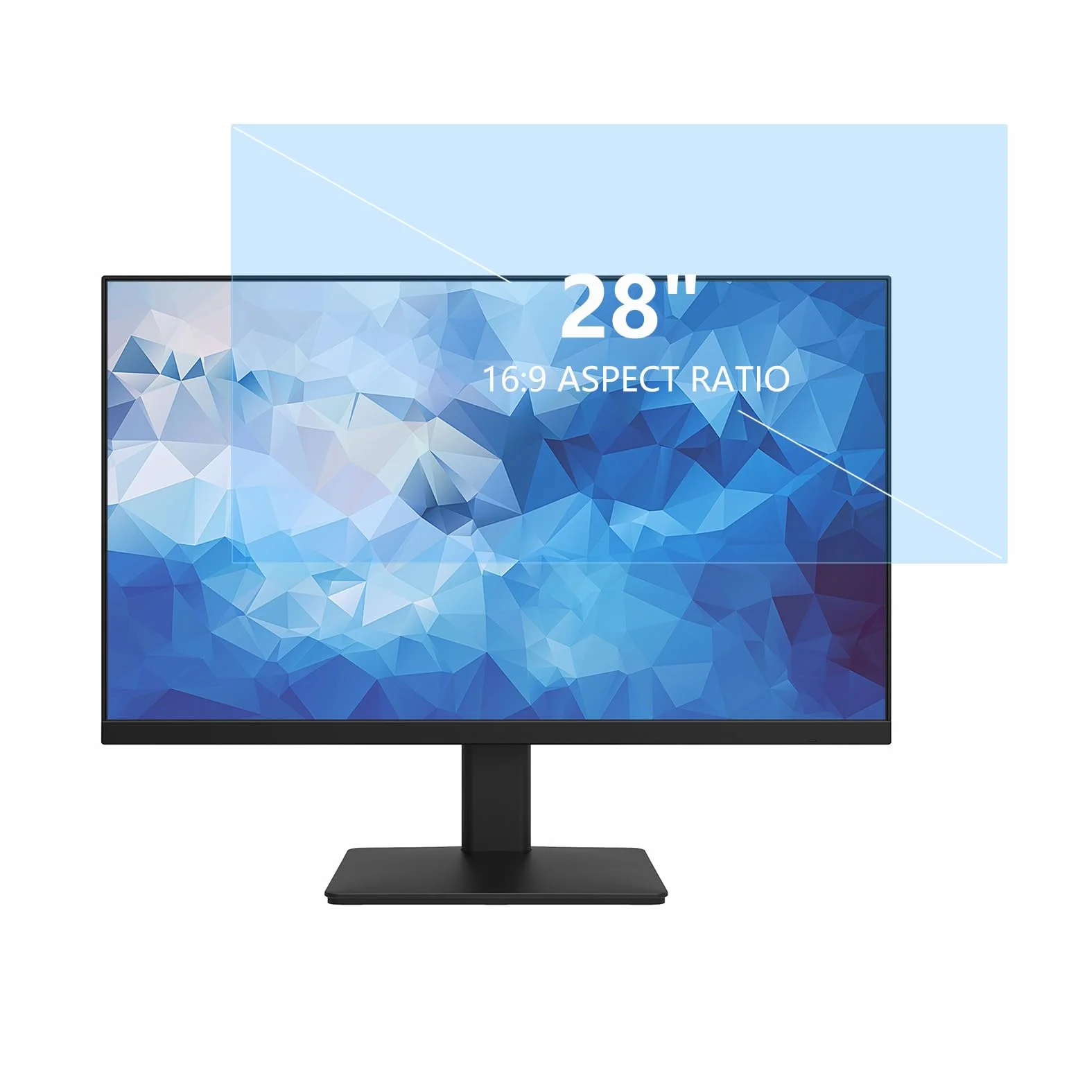 Osłona ekranu blokująca niebieskie światło 61 cm antyodblaskowa filtr do monitora 71.1