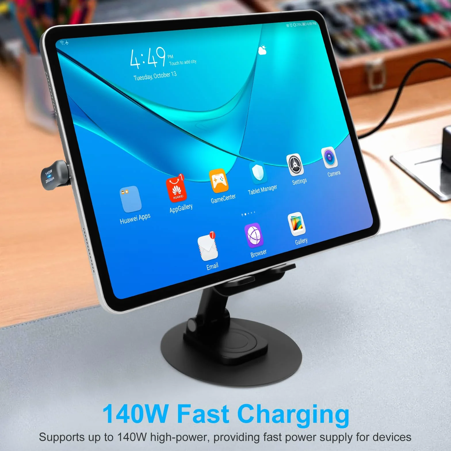 Adapter USB C kątowy 180 stopni (2 paczki), męski na żeński w kształcie litery U z PD 140 W/20 Gbps, przedłużacz do deski Steam, Switch, Laptopa, telefonu