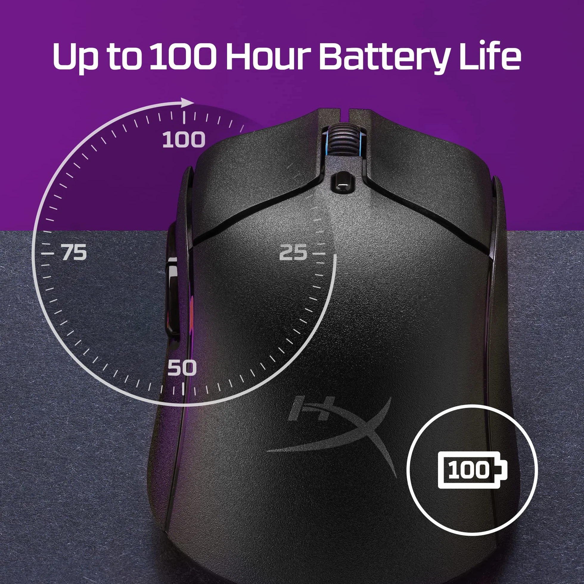 HyperX Pulsefire Haste 2 bezprzewodowa mysz do gier na PC