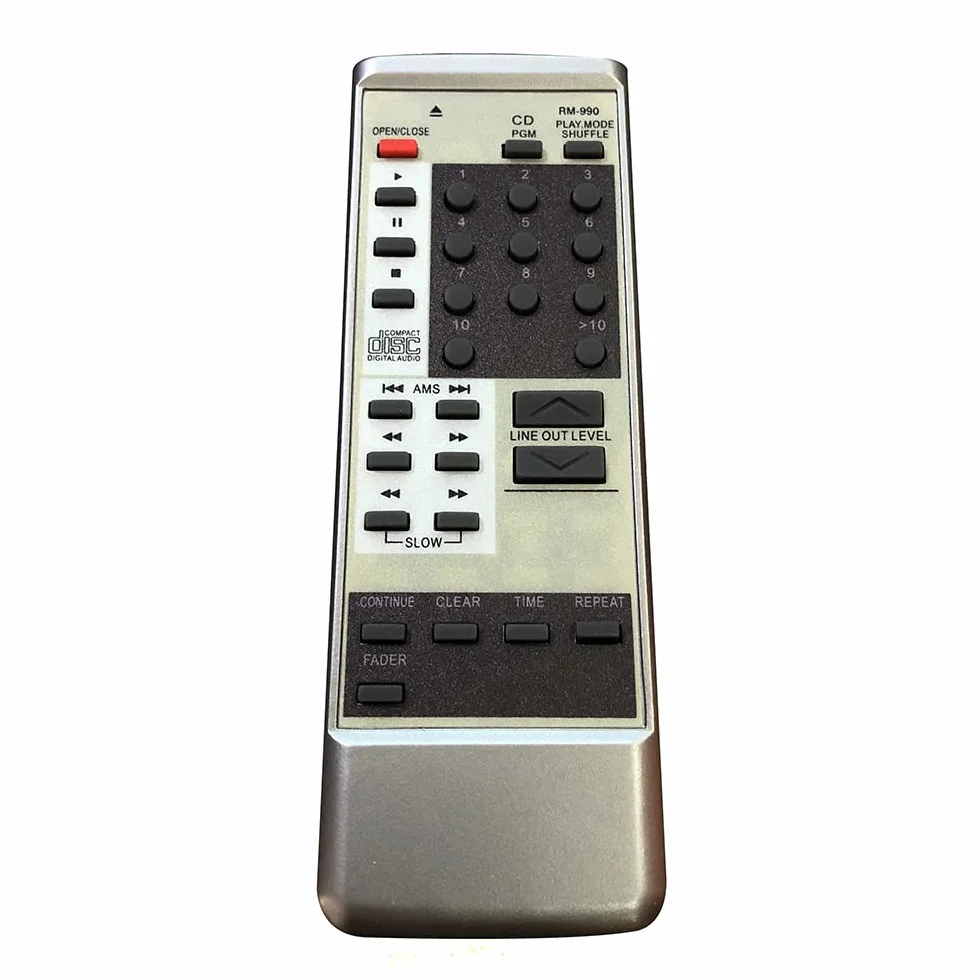 RM-990 Zamienny pilot do odtwarzacza CD CDP-611 CDP227 CDP228 CDP333 CDP497 CDP590 CDP790 CDP970 CDP990 CDP991 ERBER