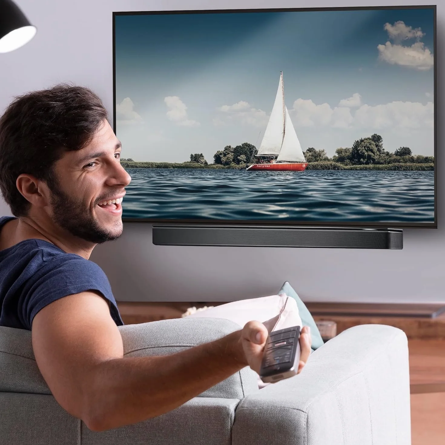 Bose Smart Soundbar 300 500 550 600 700 900 Uchwyt pod telewizor czarny