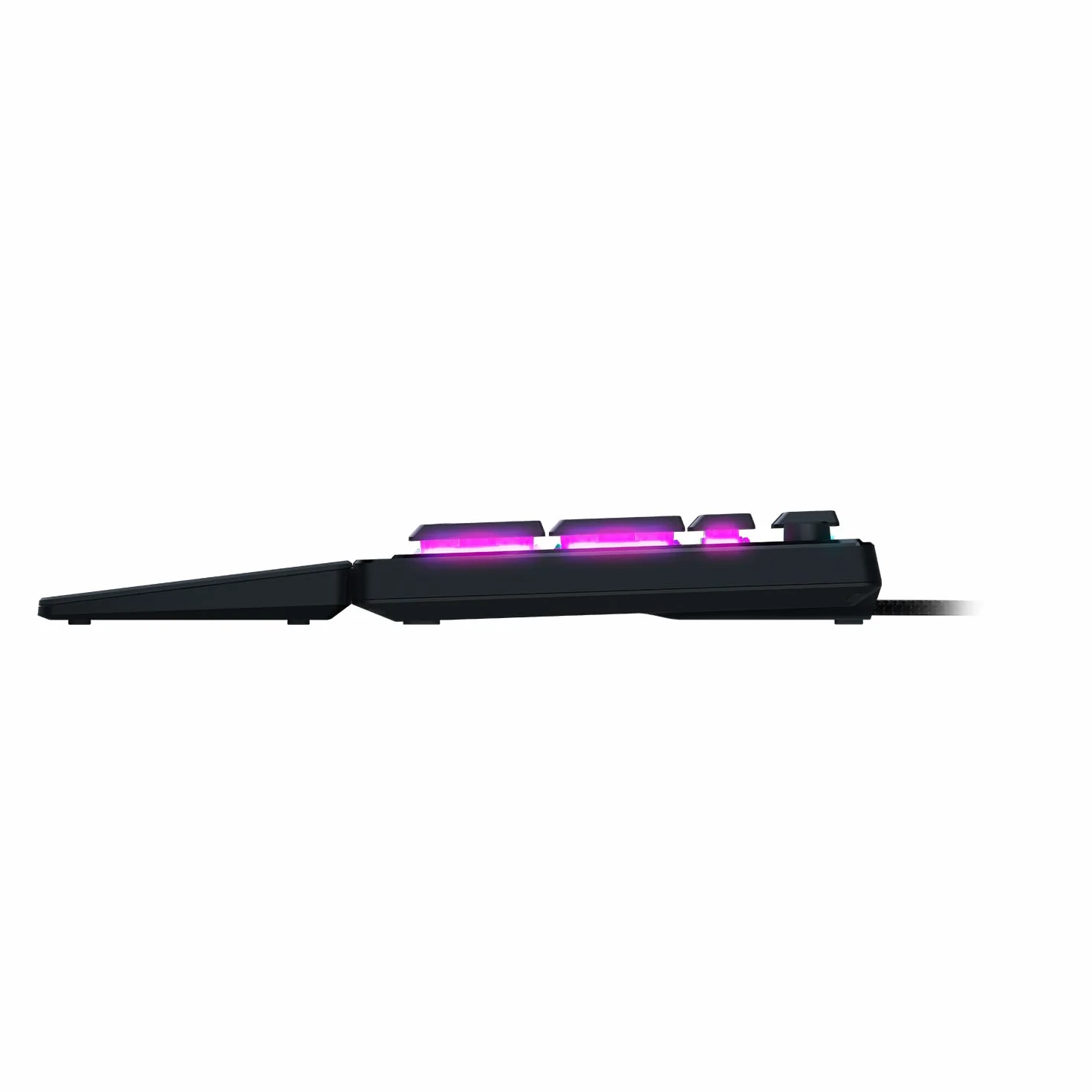 Razer Ornata V3 X - klawiatura do gier z płaską membraną mecha, przełączniki z membraną, ergonomiczne podparcie dłoni, klawisze z powłoką anty-UV) QWERTY US Layout | czarny
