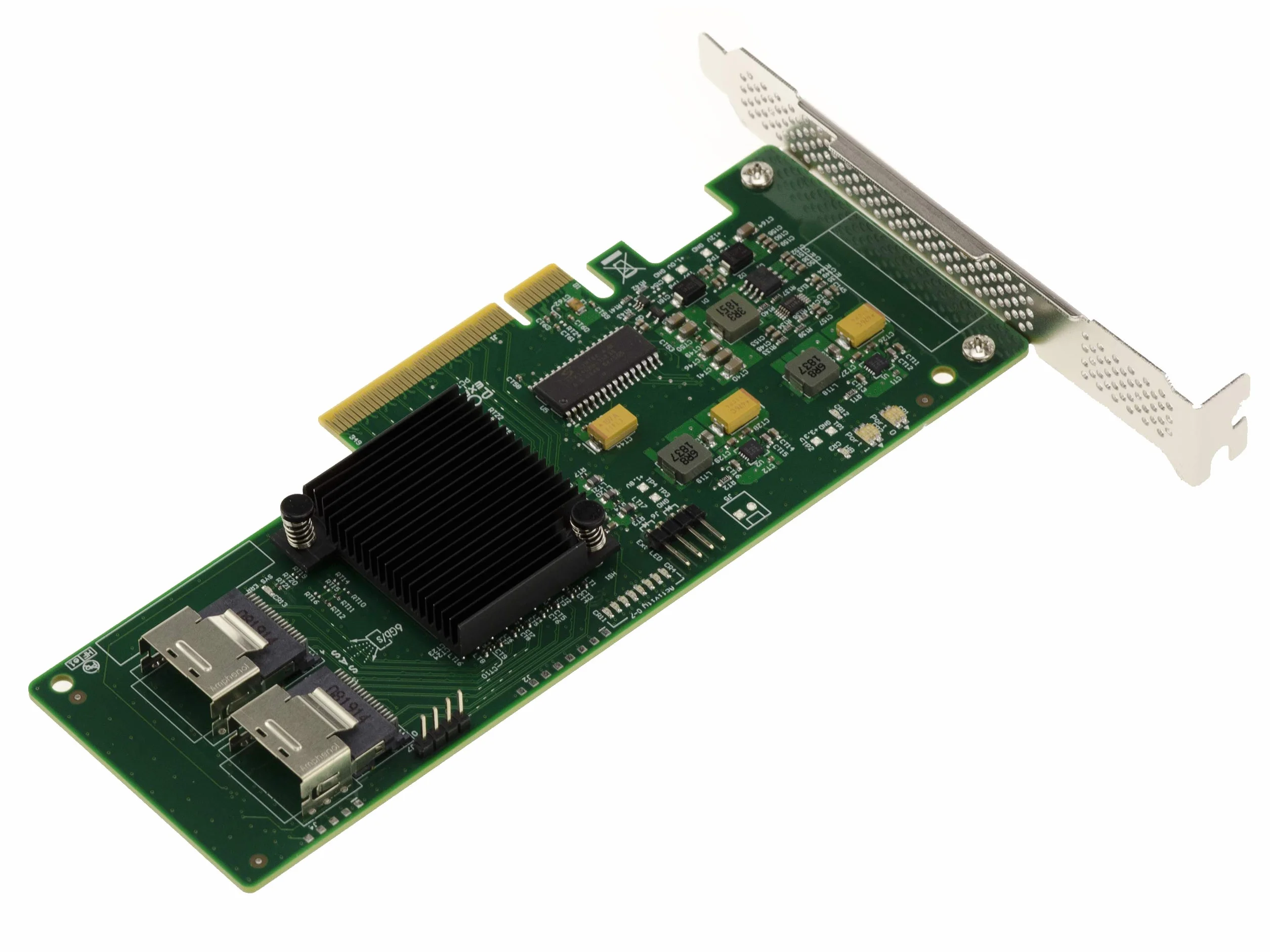 KALEA-INFORMATIQUE Karta kontrolera wewnętrznego PCIe 2.0 SAS 6GB 8 portów. Model OEM 9211-8i - Raid 0 1 1E 10