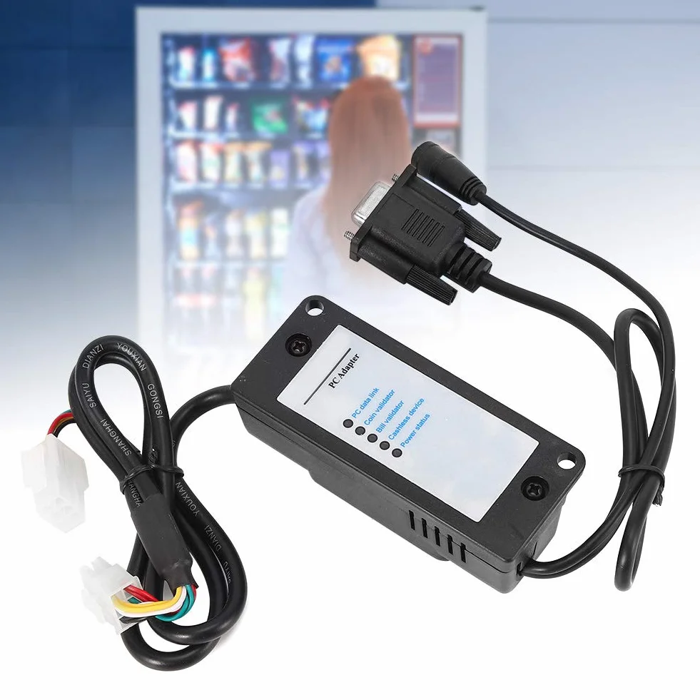 lyrlody RS232 adapter konwerterowy, interfejs MDB Coin Acceptor Connect do automatów sprzedających, obudowa transferowa USB na RS232