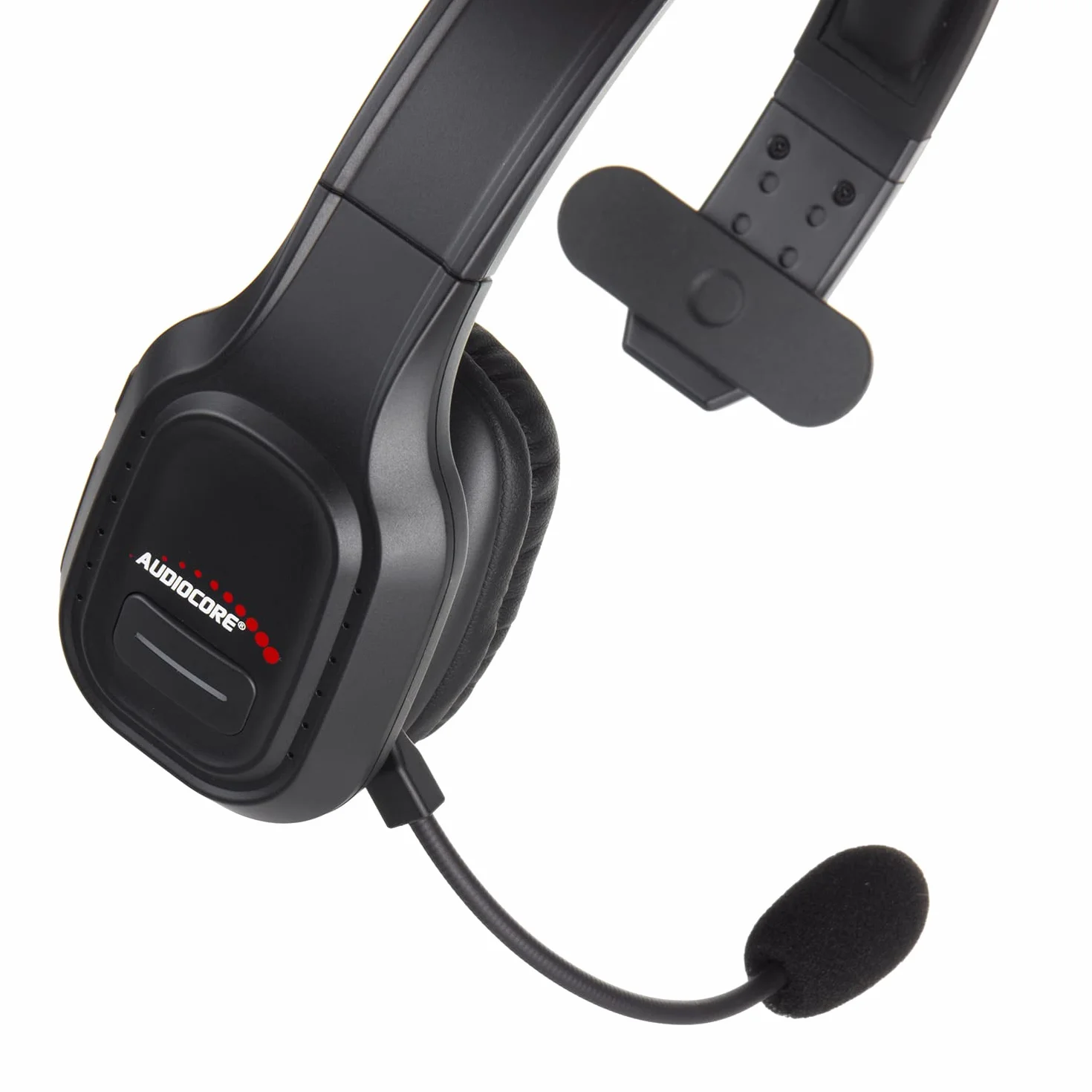 Audiocore Zestaw Słuchawkowy Bluetooth Z Mikrofonem Redukującym Szumy Dla Call Center Słuchawki Nauszne 32 Godziny Rozmów, Bezprzewodowy Zestaw Głośnomówiący Kompatybilny Z Asystentem Google