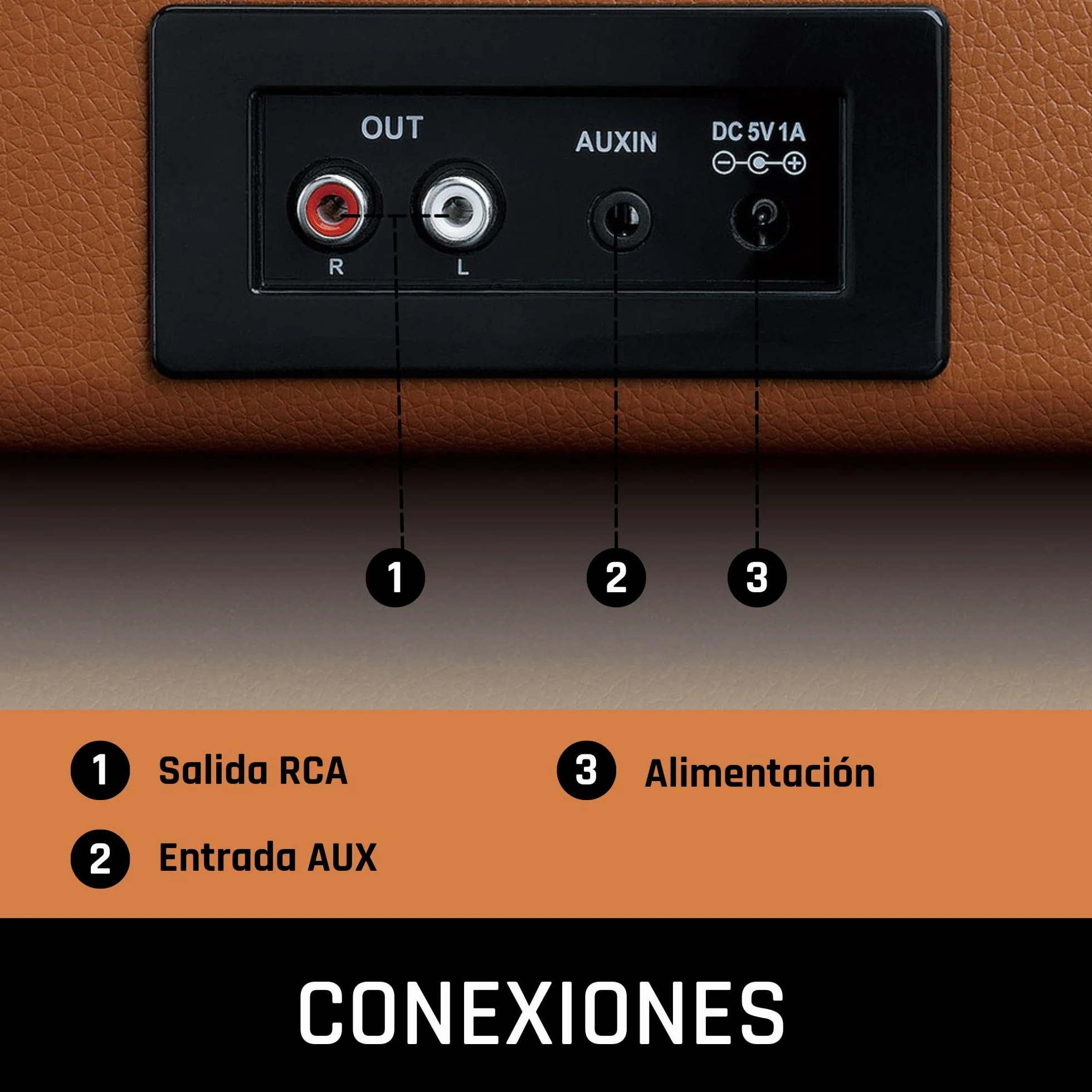 Giradischi Lenco (Tt-10 Wood) Con Amplificatore Integrato 10W X 2 Traz.A Cinghia