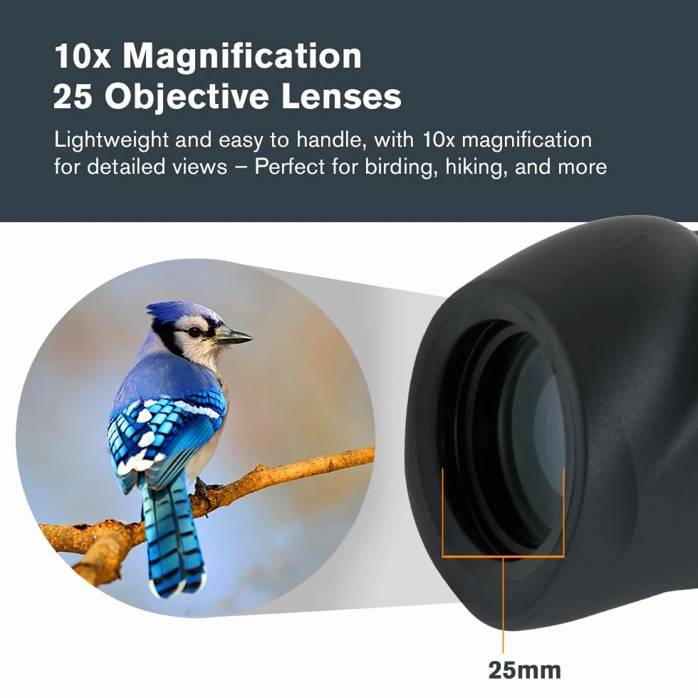 Celestron 71210 Nature DX 10x25 monokular, czarny