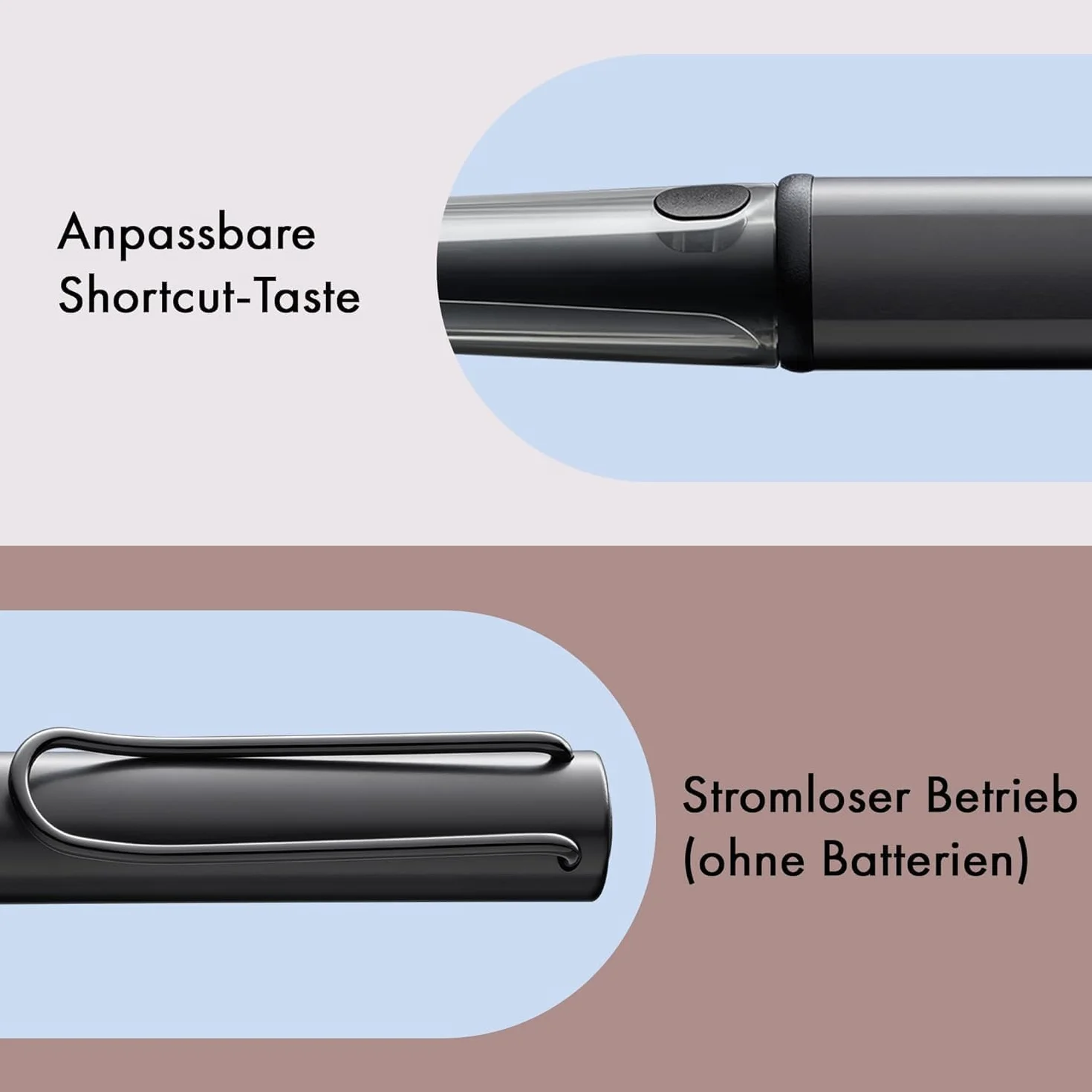 Lamy Zestaw składający się z AL-Star EMR Stylus Touch Pen & Lamy Lx EMR Stylus Pen pustego etui, cyfrowy rysik do tabletów, smartfonów i notebooków, wymienne końcówki kontaktowe POM, bez baterii