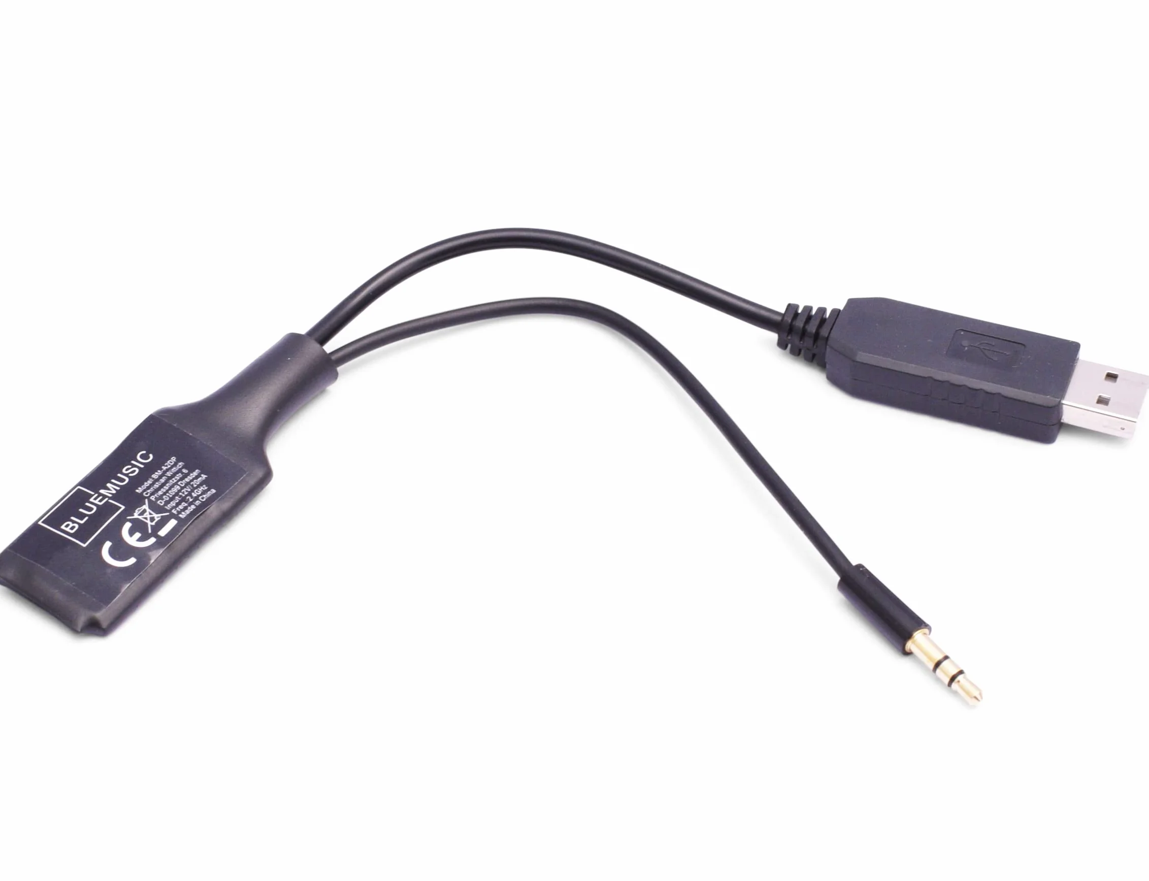 BlueMusic Adapter audio Bluetooth kompatybilny z BMW E60 E90 E81 E87 X5 E70 Z4 E89 USB/AUX