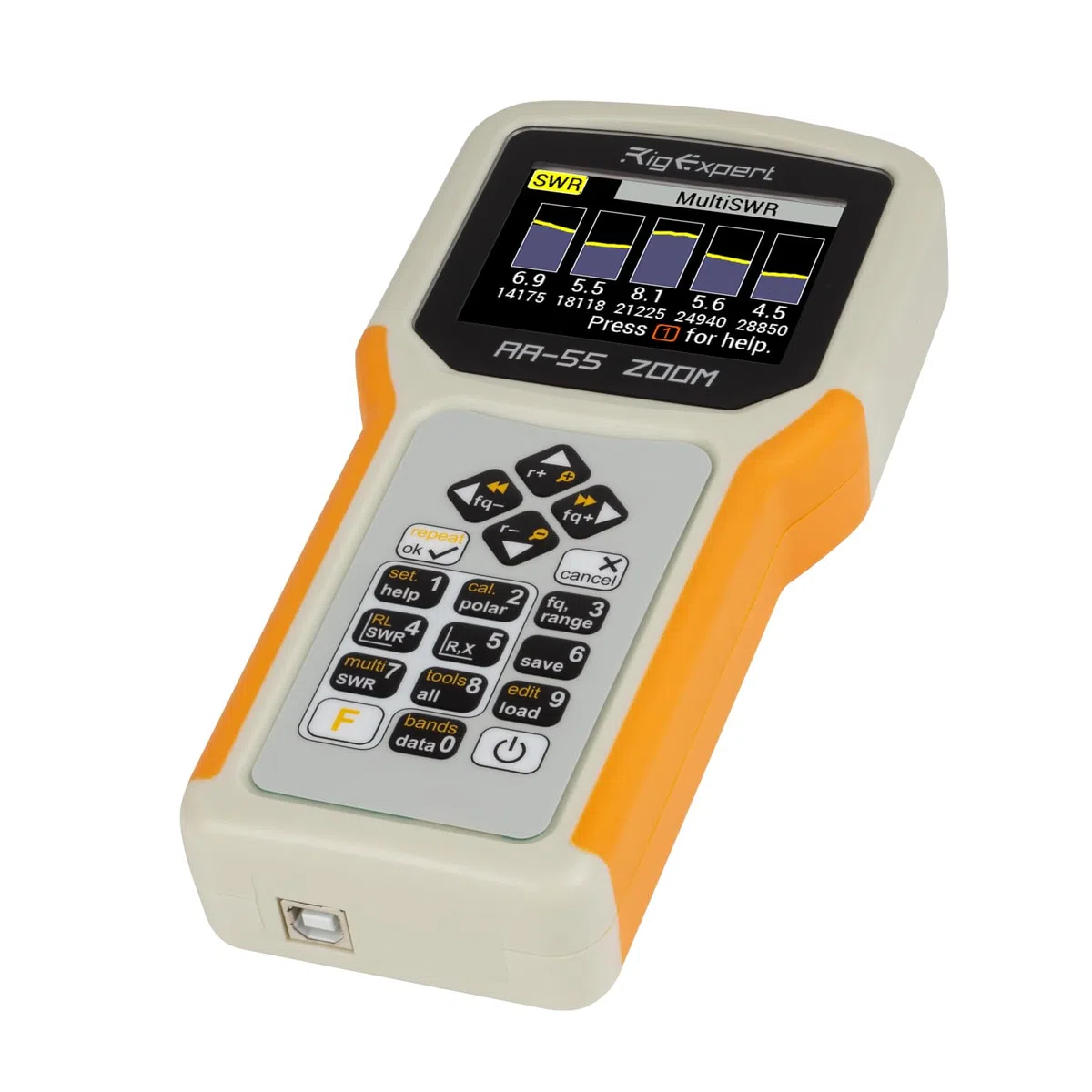 Analizator anteny RigExpert AA-55 ZOOM 0,06-55 MHz