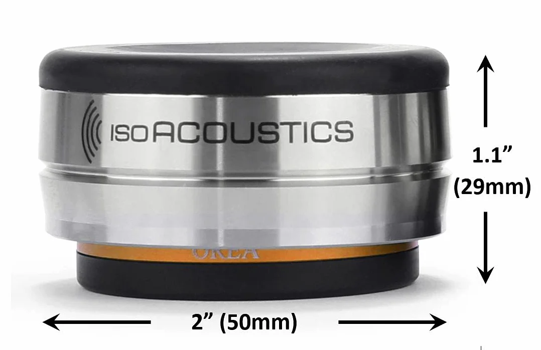 IsoAcoustics Izolatory sprzętu audio serii Orea (brąz (maks. 3,6 kg/szt))