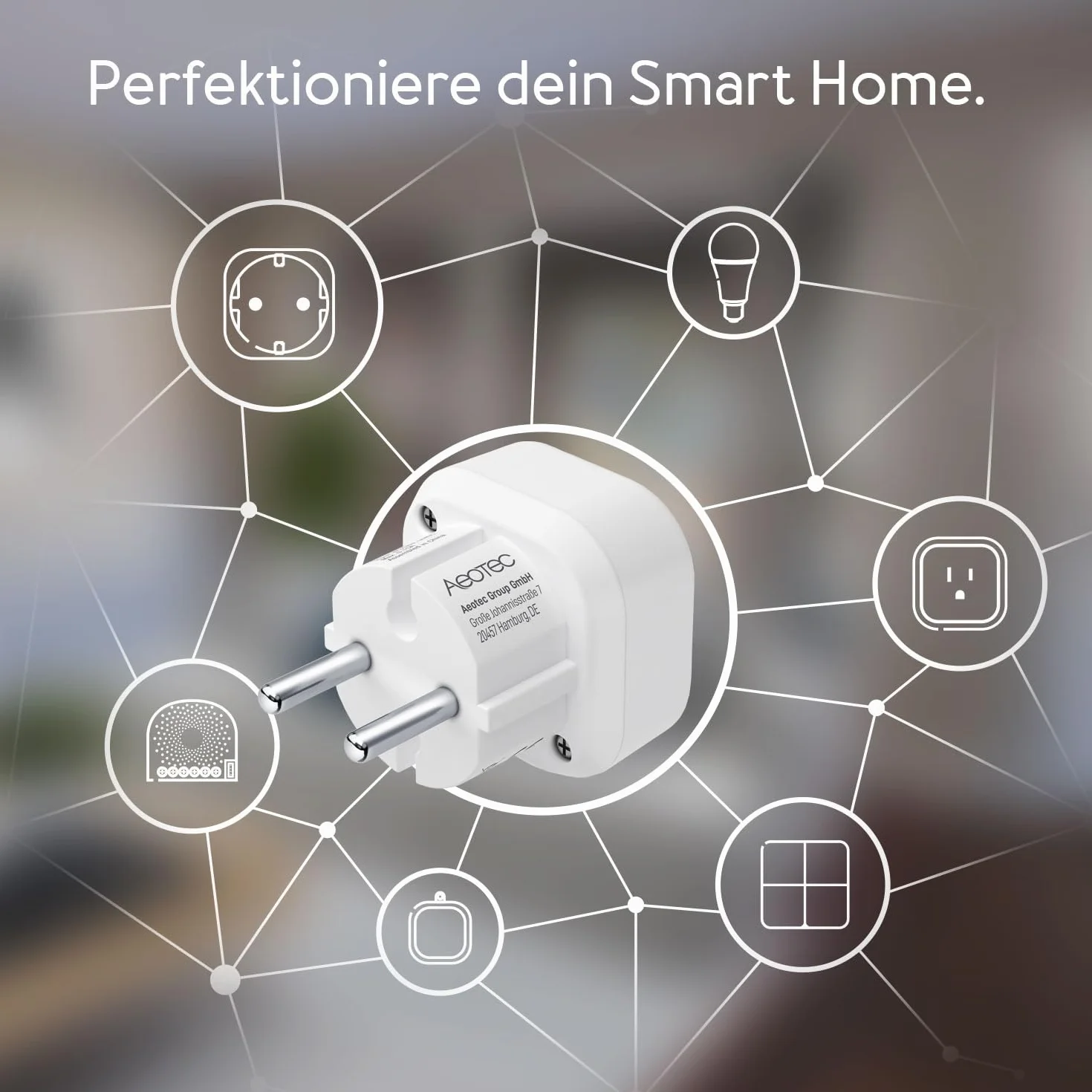 Aeotec Range Extender 7 Zwave Repeater współpracuje z Zwave Hub SmartThings Fibaro