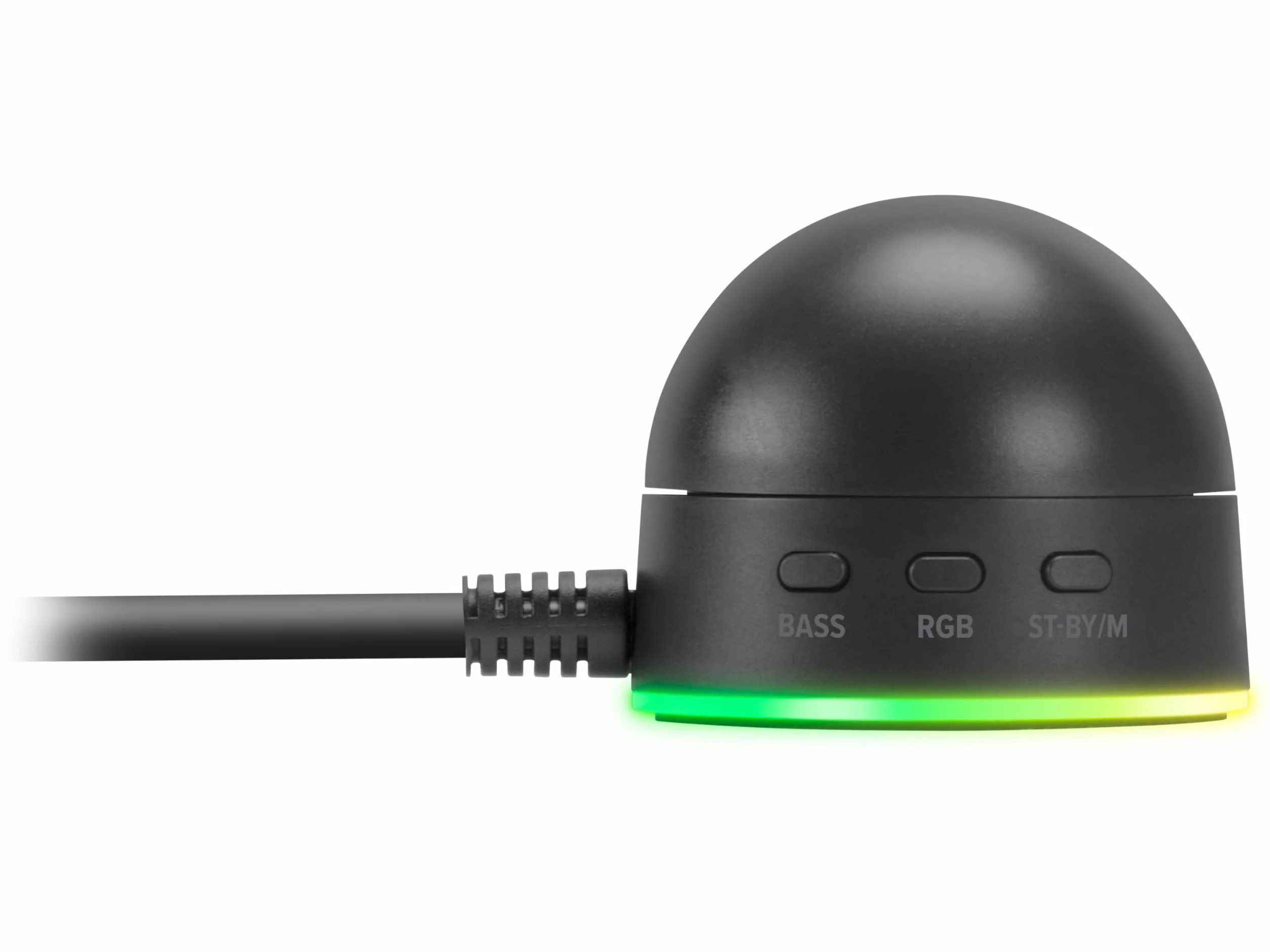 Speedlink GRAVITY LT głośniki komputerowe 2.1 z Bluetooth - z drewnianym subwooferem, aktywny system głośników 80 W, gniazdo AUX 3,5 mm, pilot biurkowy RGB, czarny