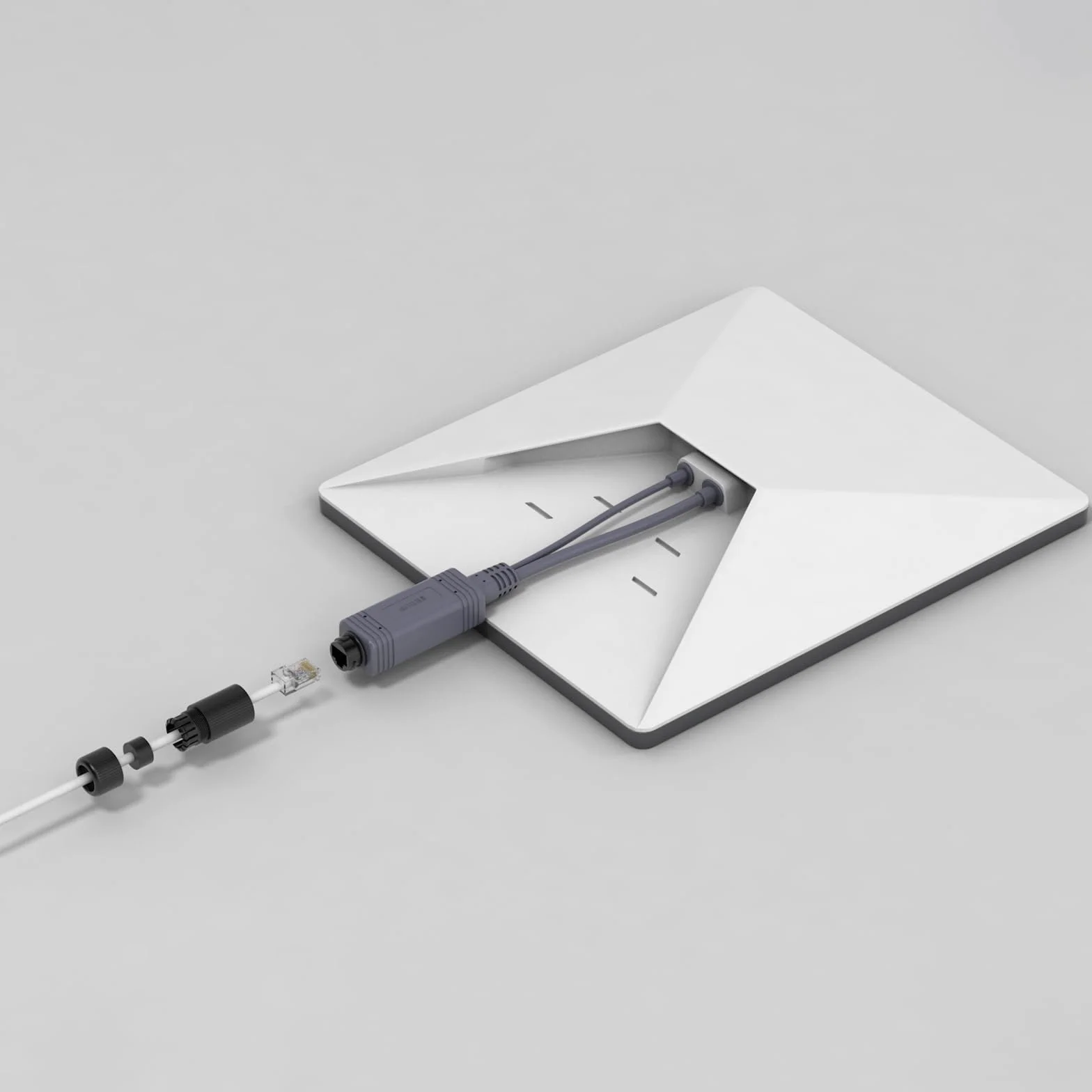 Starlink Mini rozgałęźnik PoE - wodoodporny kabel Ethernetowy Starlink IP68 z adapterem Starlink RJ45 i DC do mini Starlink Dishy, idealny do użytku wewnątrz i w pomieszczeniach