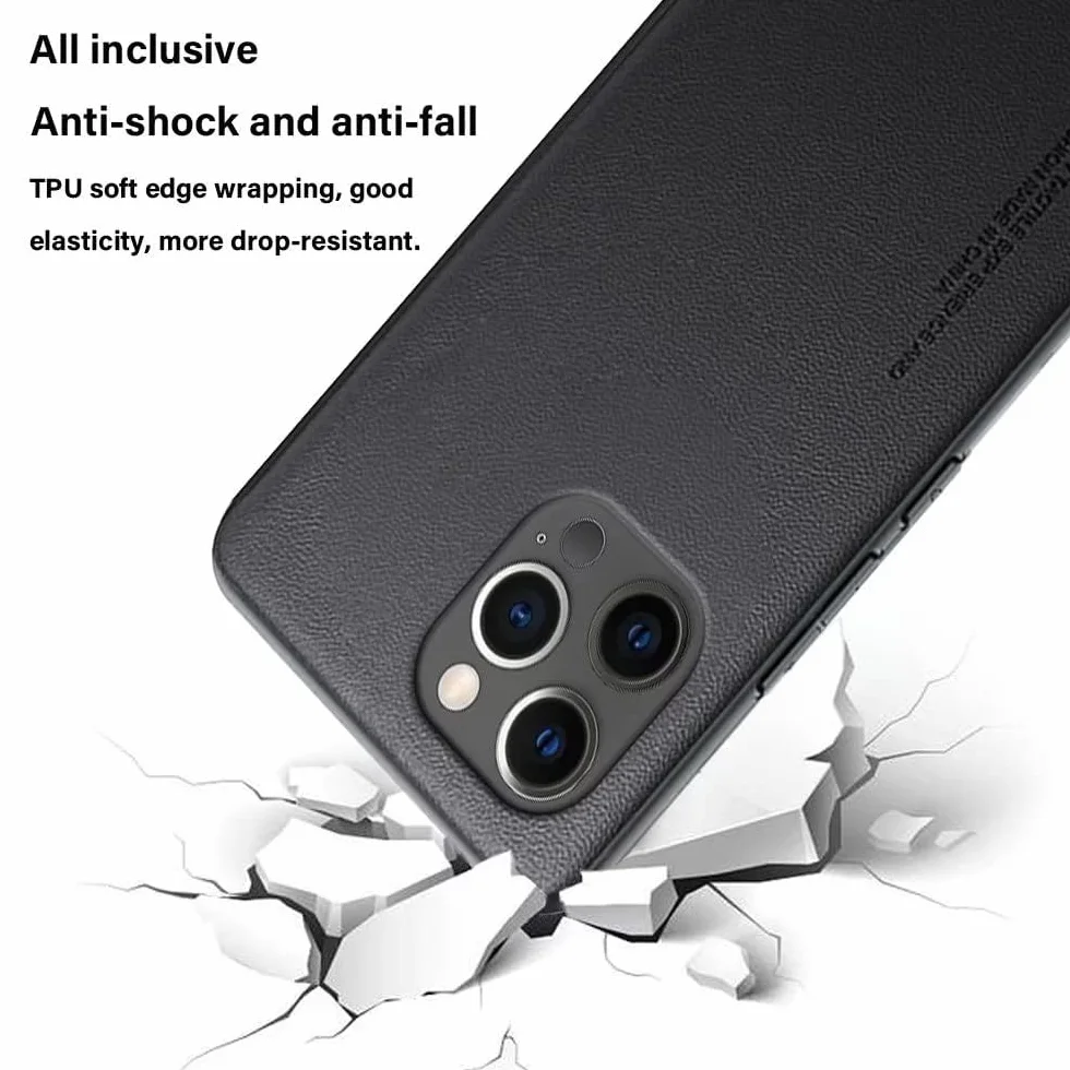 HAFFAN Etui na telefon komórkowy zaprojektowane do Poco X6 Pro 5G (6,67"), styl sztucznej skóry - ciemnofioletowy