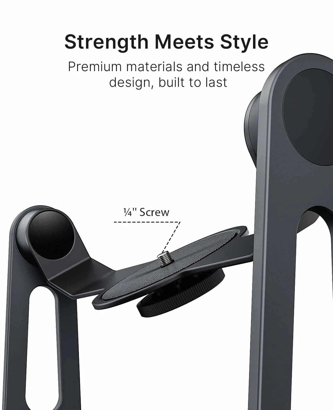 NexiGo Stojak biurkowy Gimbal dla projektora Nova Mini, regulacja nachylenia 360 stopni, kompaktowy i stylowy design, łatwy montaż, idealny do sufitu, sypialni i ogrodu
