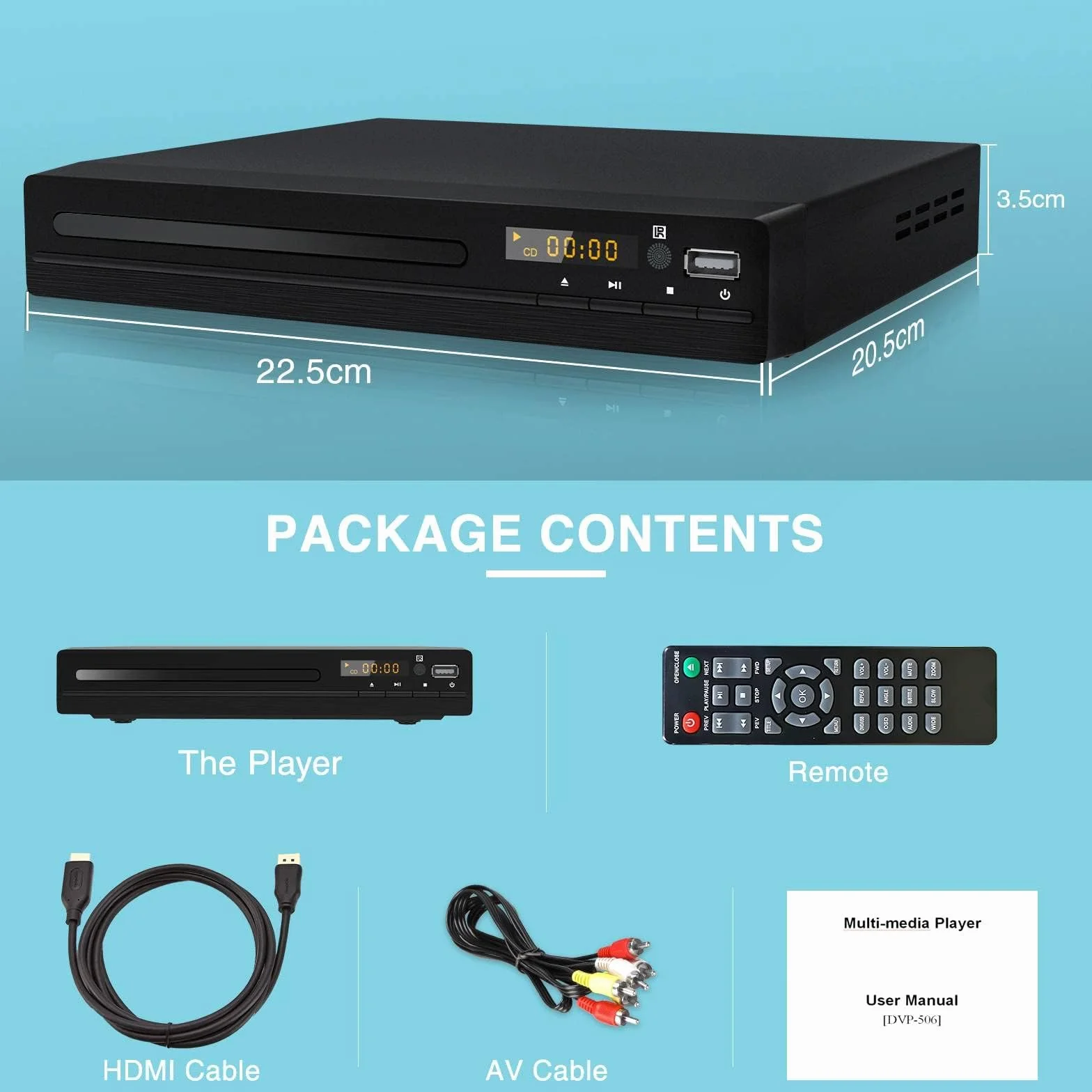 Ceihoit DVP-506 odtwarzacz DVD