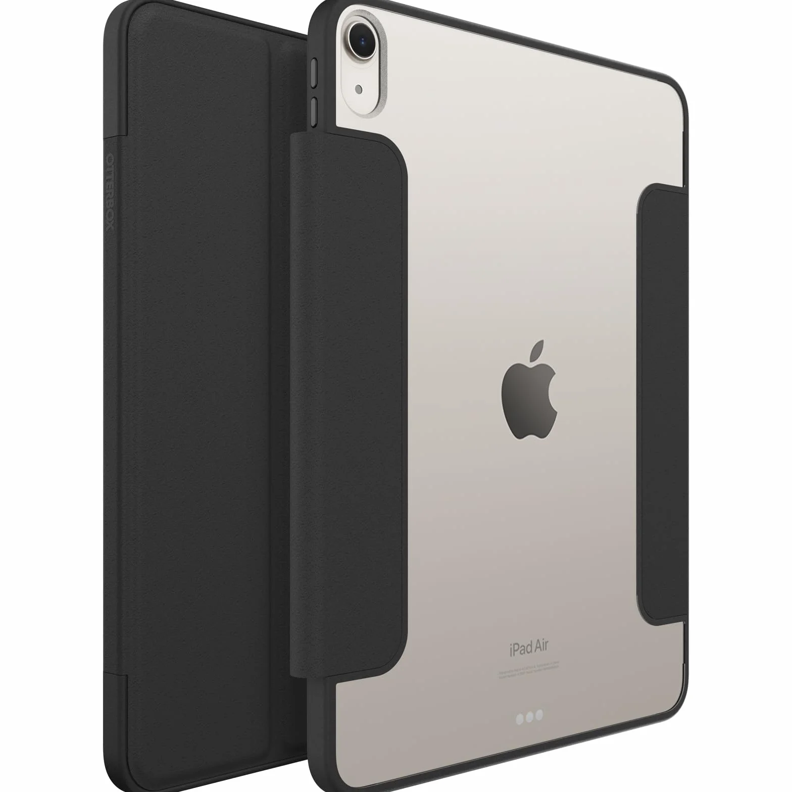 OtterBox Symmetry Folio Etui na iPad Air 11" (M2/M3/M4) & iPad Air 10.9" (2022/2020), odporny na upadki, smukły futerał ochronny, przetestowany zgodnie ze standardami wojskowymi, Czarne