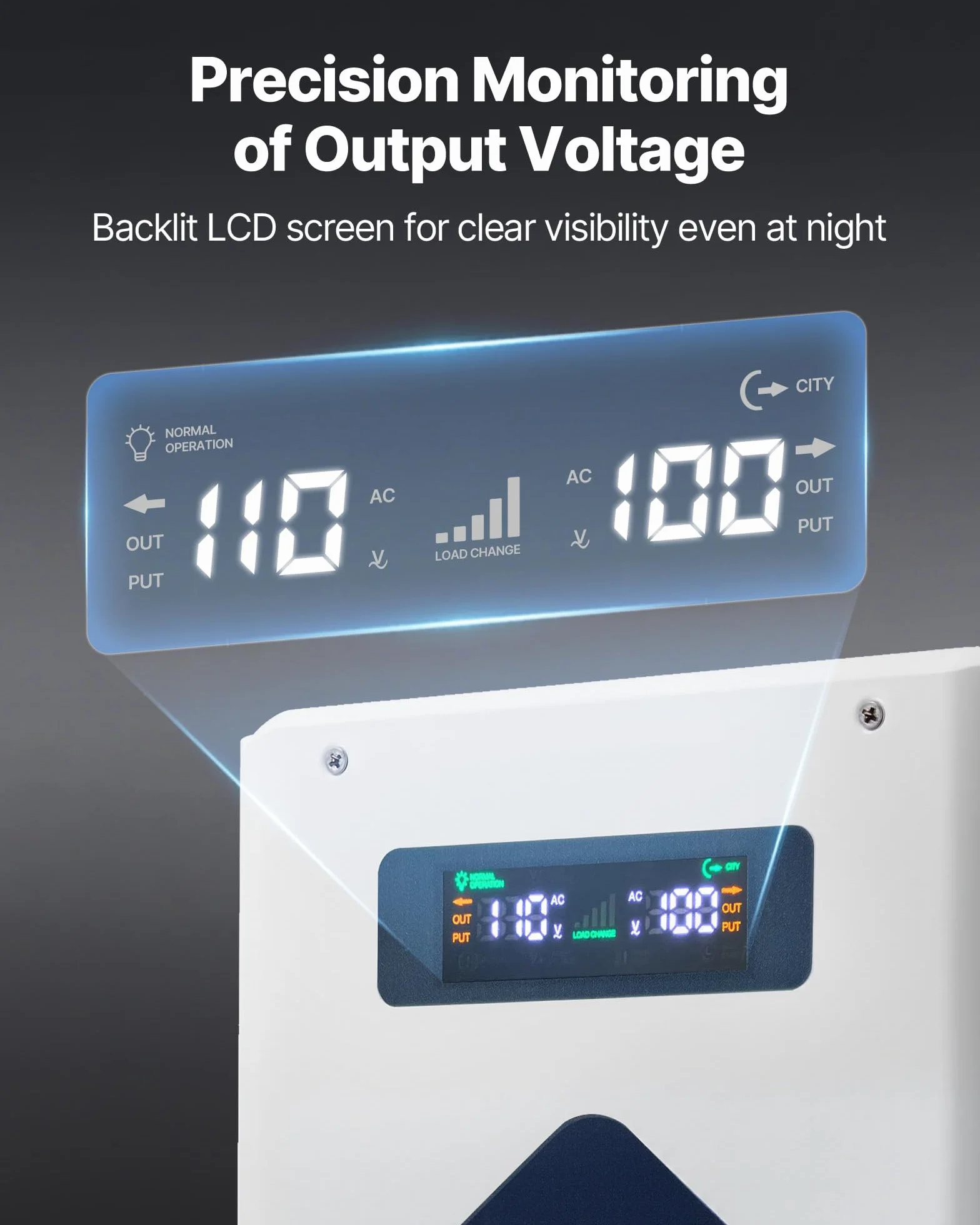 VEVOR Przetwornica napięcia Step-Down 3000 VA, Heavy Duty Transformator mocy 220 V na 110 V z 2 gniazdami USA, wyjściem USB, wyświetlaczem LCD, ochroną temperatury
