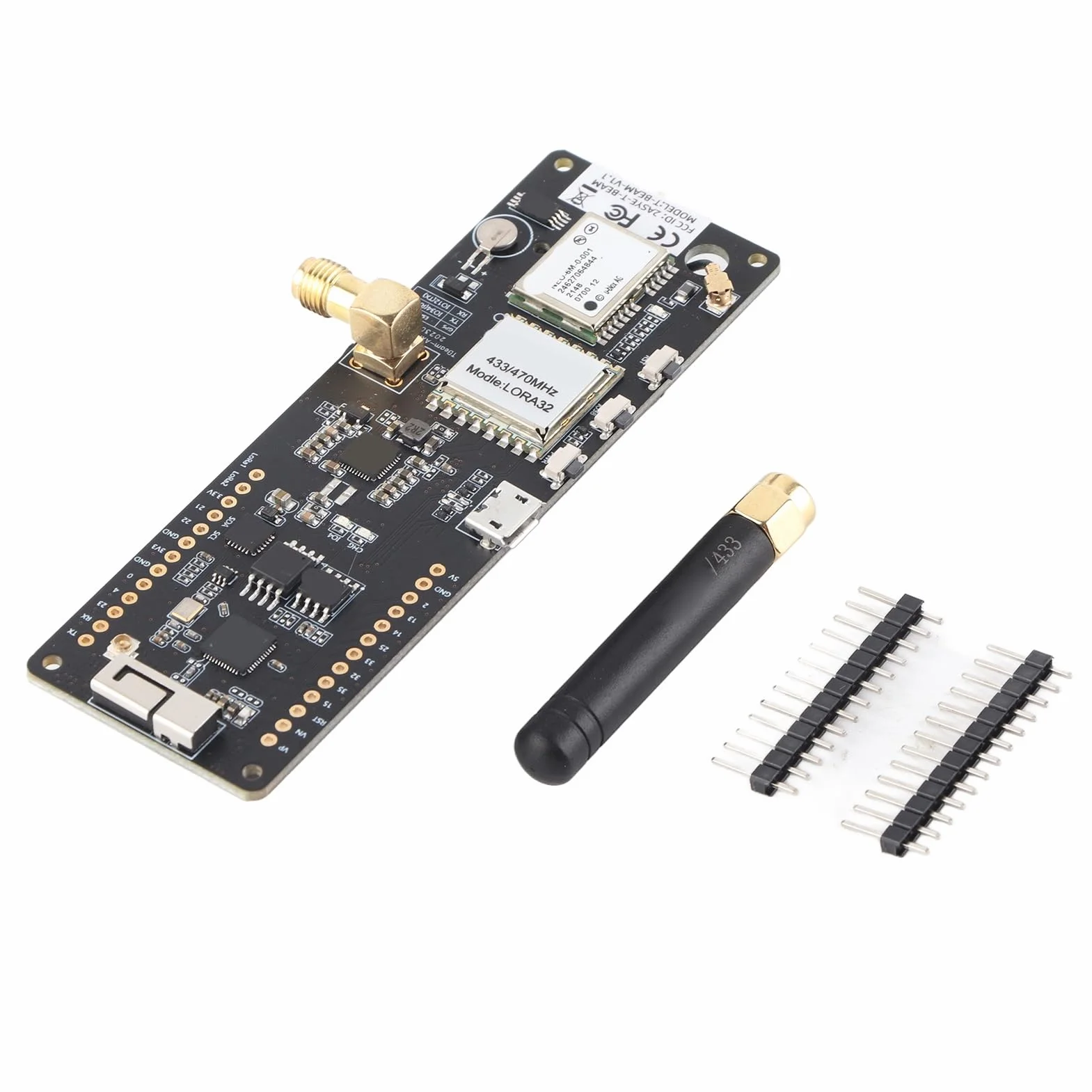 dla TTGO T-Beam ESP32 LoRa 915 Mhz Moduł GPS WiFi z płytką rozwojową Podstawy Baterii, moduł GPS NEO-6M, Globalny System Pozycjonowania, Uniwersalny Zasilacz 3 V-5 V.