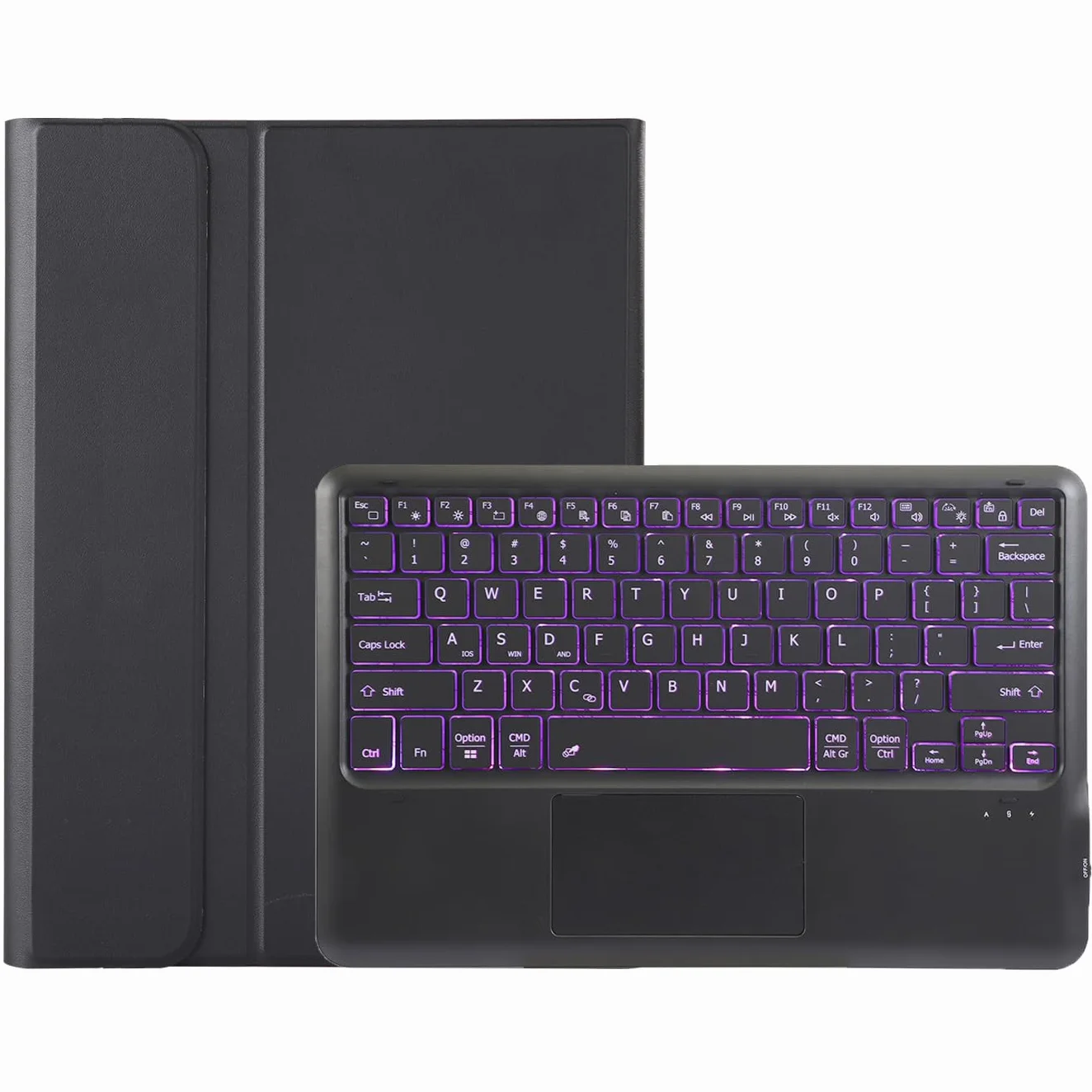 Etui na klawiaturę do OnePlus Pad 3 (33.5 cm), etui folio z bezprzewodową klawiaturą Bluetooth, podświetlana, mysz dotykowa