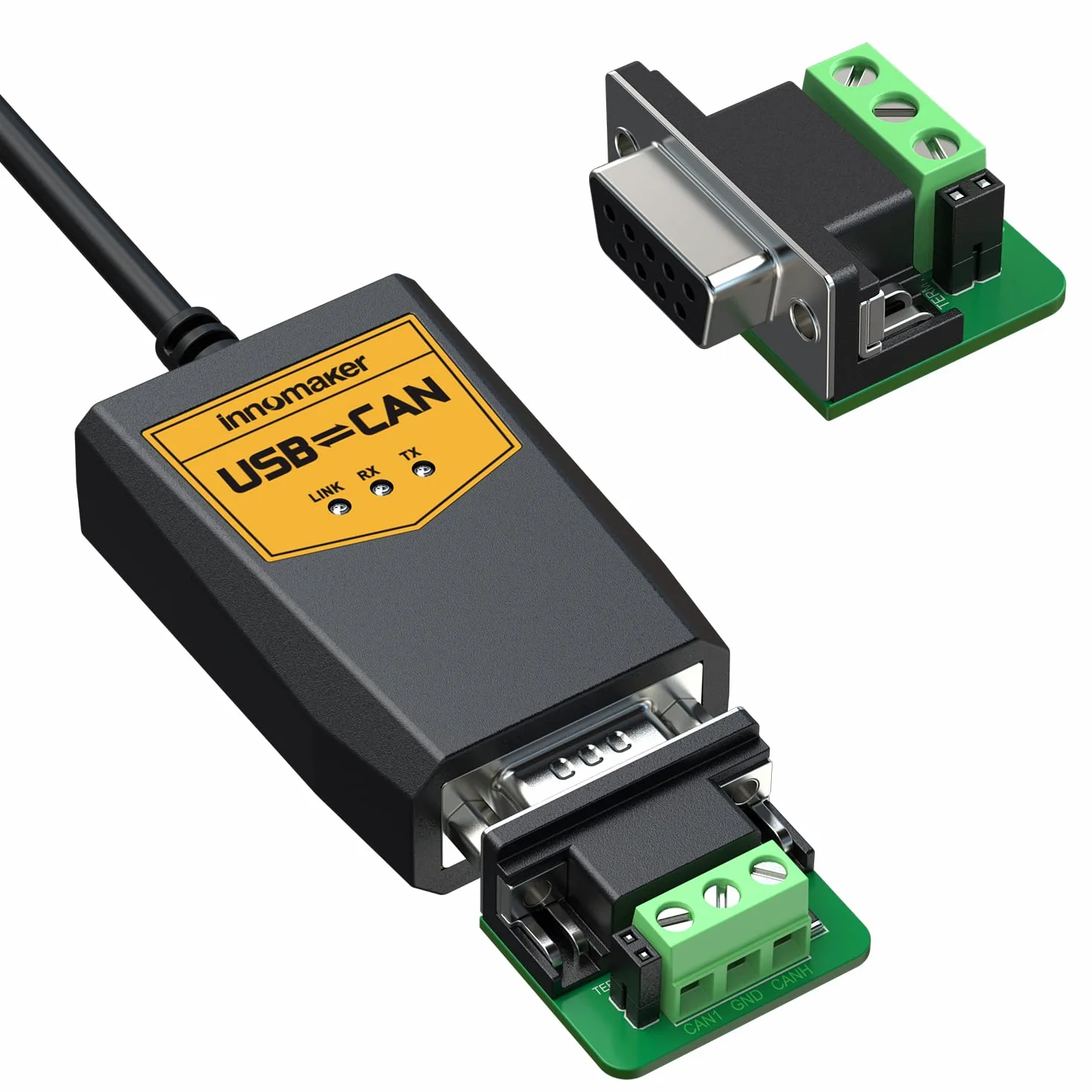Przewód konwertera USB na CAN dla Raspberry Pi 5/4/3B+/3/Zero, Jetson Nano, Tinker Board, komputerów jednopłytkowych - Windows/Linux/Mac/Android/Venus OS