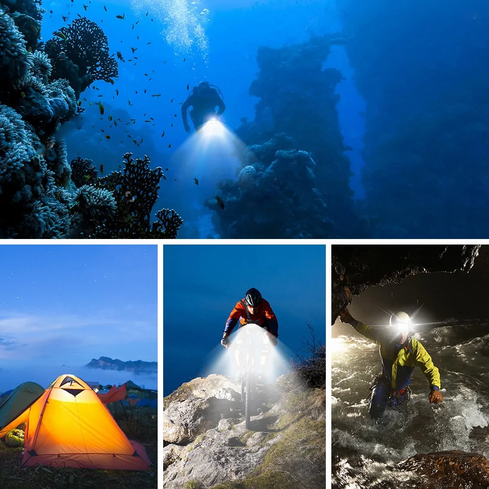 Suptig podwodne światła do nurkowania, 84 LED, wysoka moc, ściemniane, wodoodporne światło LED do 50 m, do nagrywania wideo, do Gopro, Canon, Nikon, Pentax, Panasonic Sony, lustrzanki Samsung
