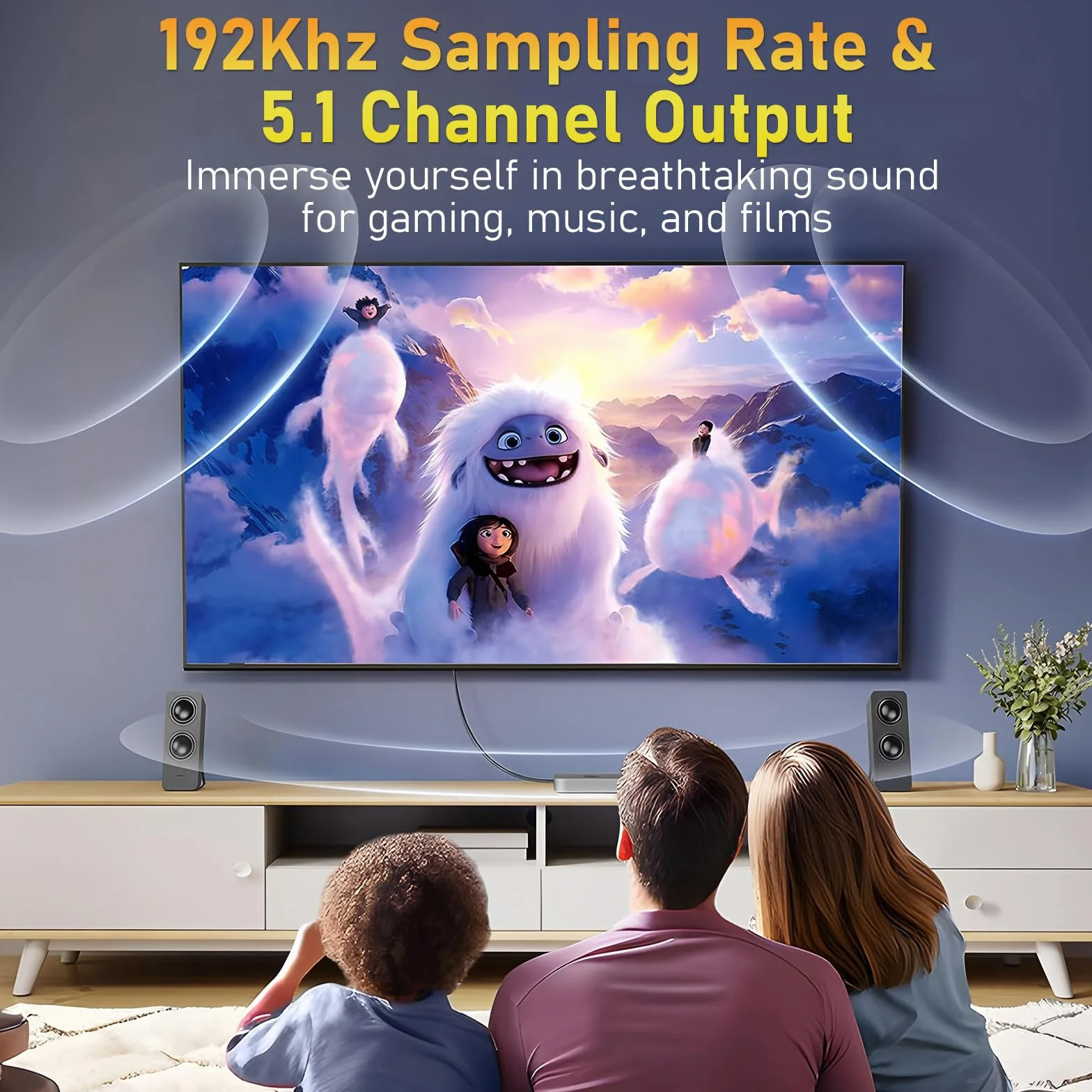 Tendak 192KHz ARC Audio Extractor, cyfrowy konwerter audio, HDMI ARC + optyczny + RCA L/R do HDMI + optyczny + RCA L/R + 3,5 mm stereo do wzmacniacza dźwięku HDTV Soundbar, głośników i słuchawek