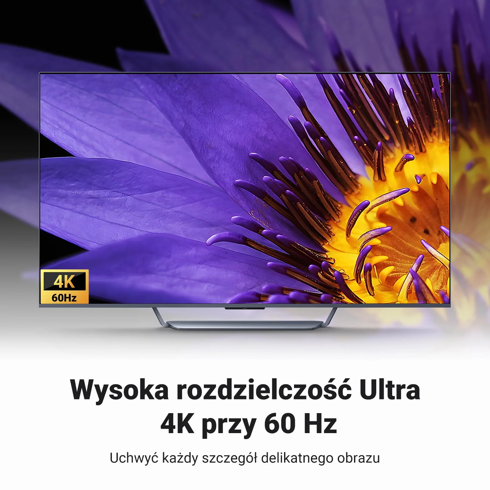 UGREEN Przełącznik KVM HDMI 4K 60 Hz 2 komputery 4 porty USB sterowanie biurkowe