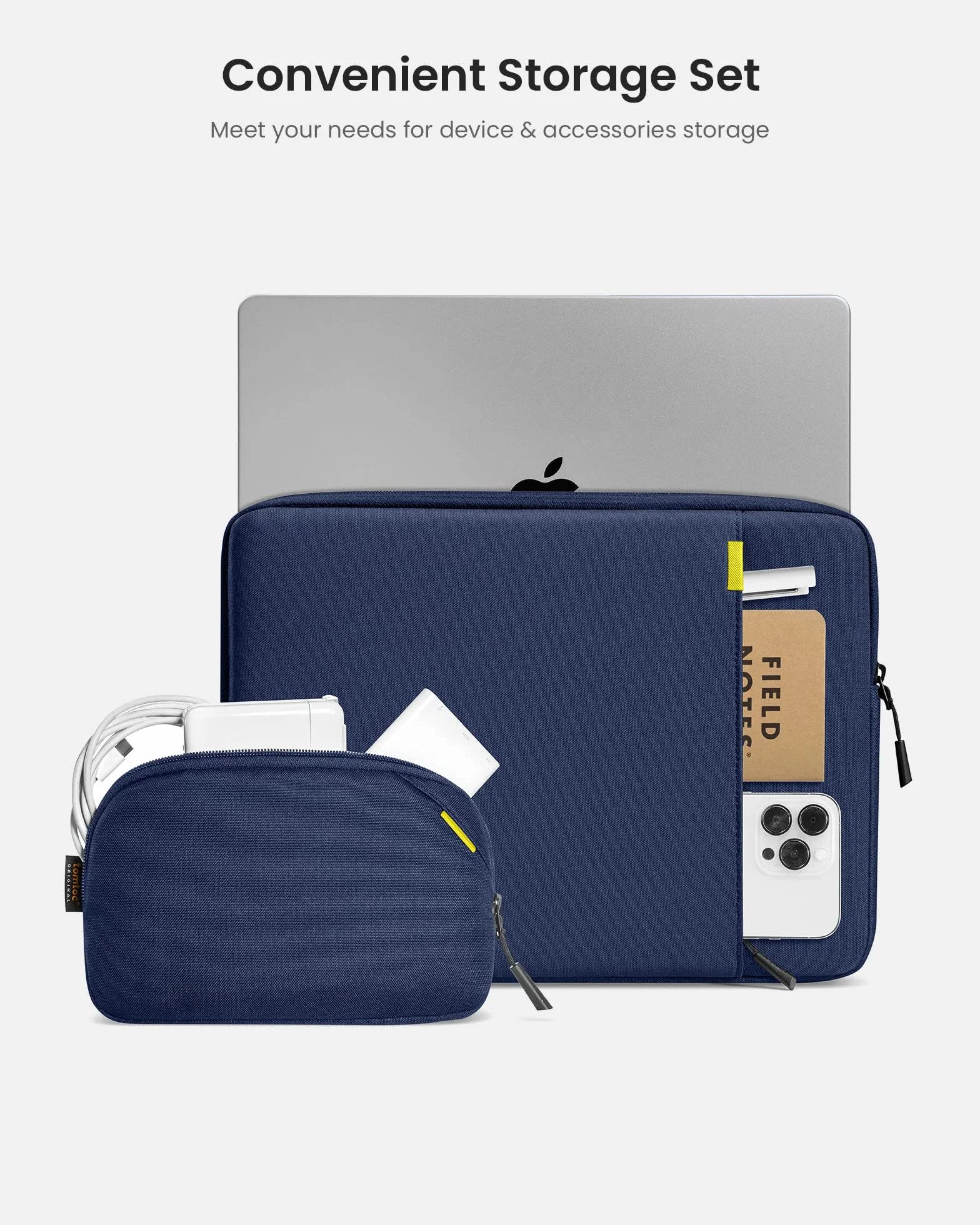 tomtoc etui 360° do 14 cali MacBooka Pro M4/M3/M2/M1 Pro/Max A3401 A3185 A3112 A2992 A2918 2024-2021, wszechstronna ochrona, wstrząsoodporne, wodoodporne etui na laptopa etui na z torbą akcesoria
