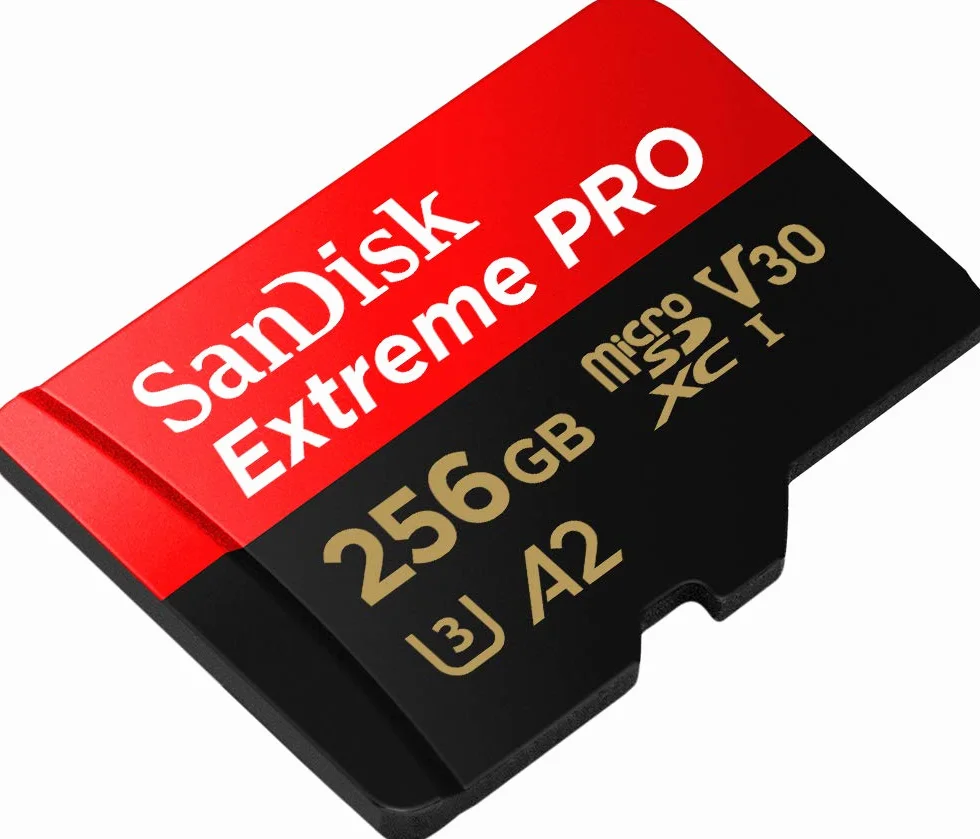 Sandisk Extreme Pro Karta Pamięci MicroSD 256 GB SDSQXCD-256G-GN6MA Czarny