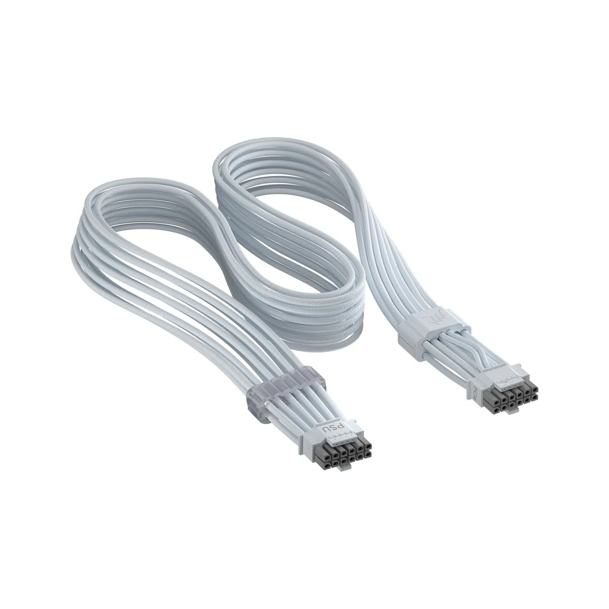 CORSAIR ThermalProtect PCIe 5.1 600 W 12 V-2x6 kabel zasilający, zintegrowana ochrona przed przegrzaniem (OTP), kompatybilny z zasilaczami ze złączem 12 V-2 x 6 – biały