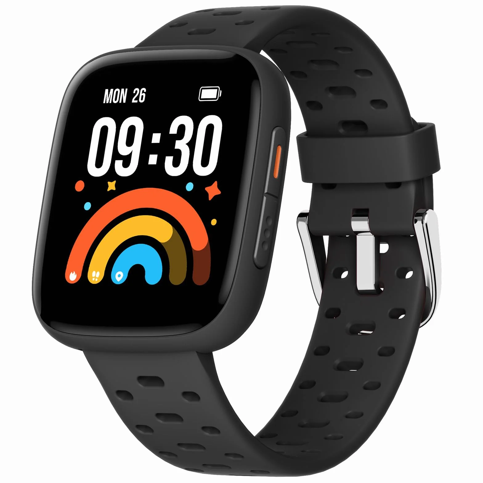BIGGERFIVE Zegarek dziecięcy Smart Fitness Watch 4.6 cm Amoled wodoodporność 30 m