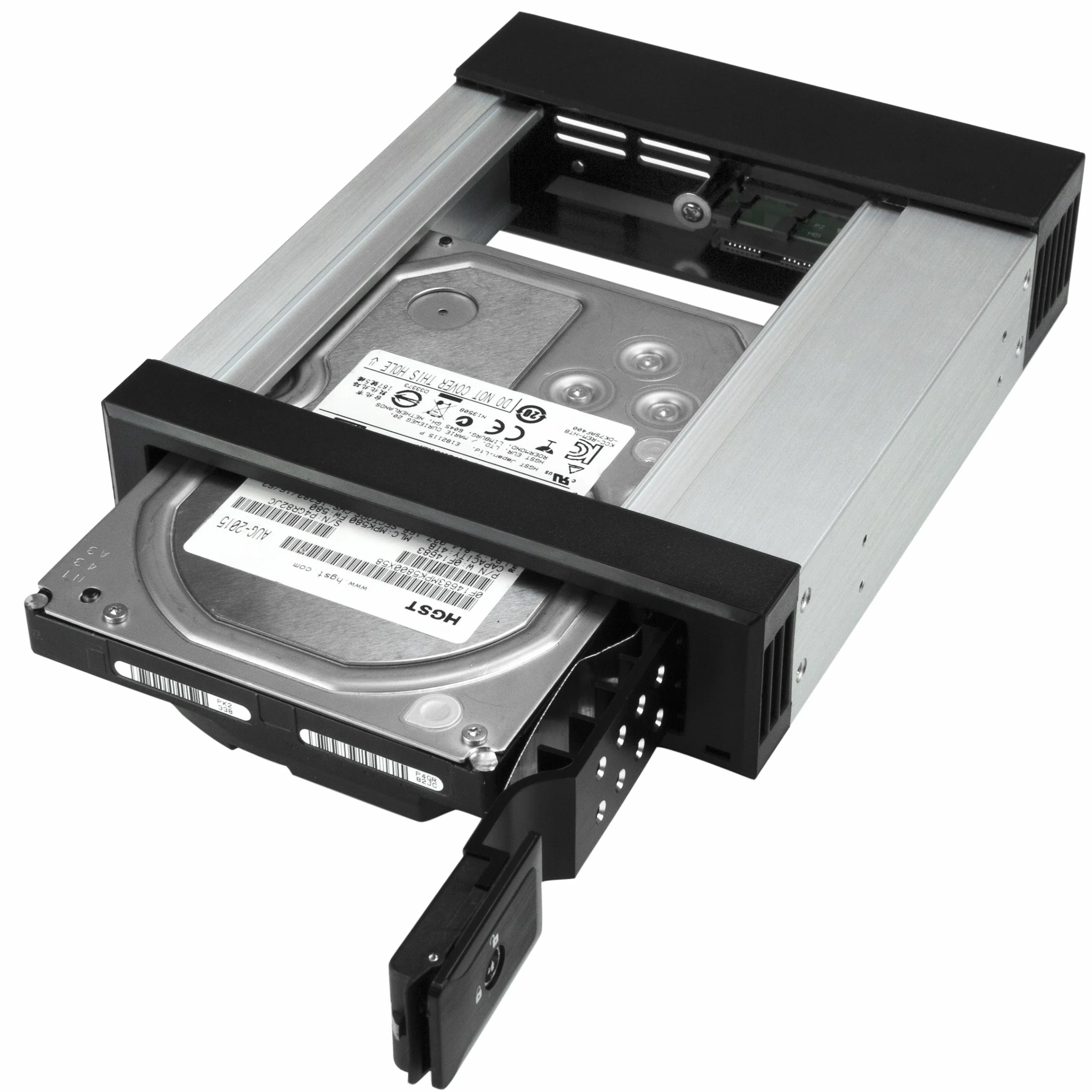 StarTech.com Hot-Swap kieszeń na dysk twardy 5,25" na 3,5" SATA/SAS aluminium HSB1SATSASBA