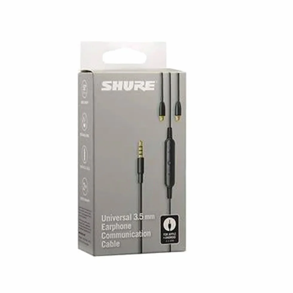 Shure RMCE-UNI uniwersalny kabel komunikacyjny do słuchawek, 3,5 mm, jeden rozmiar