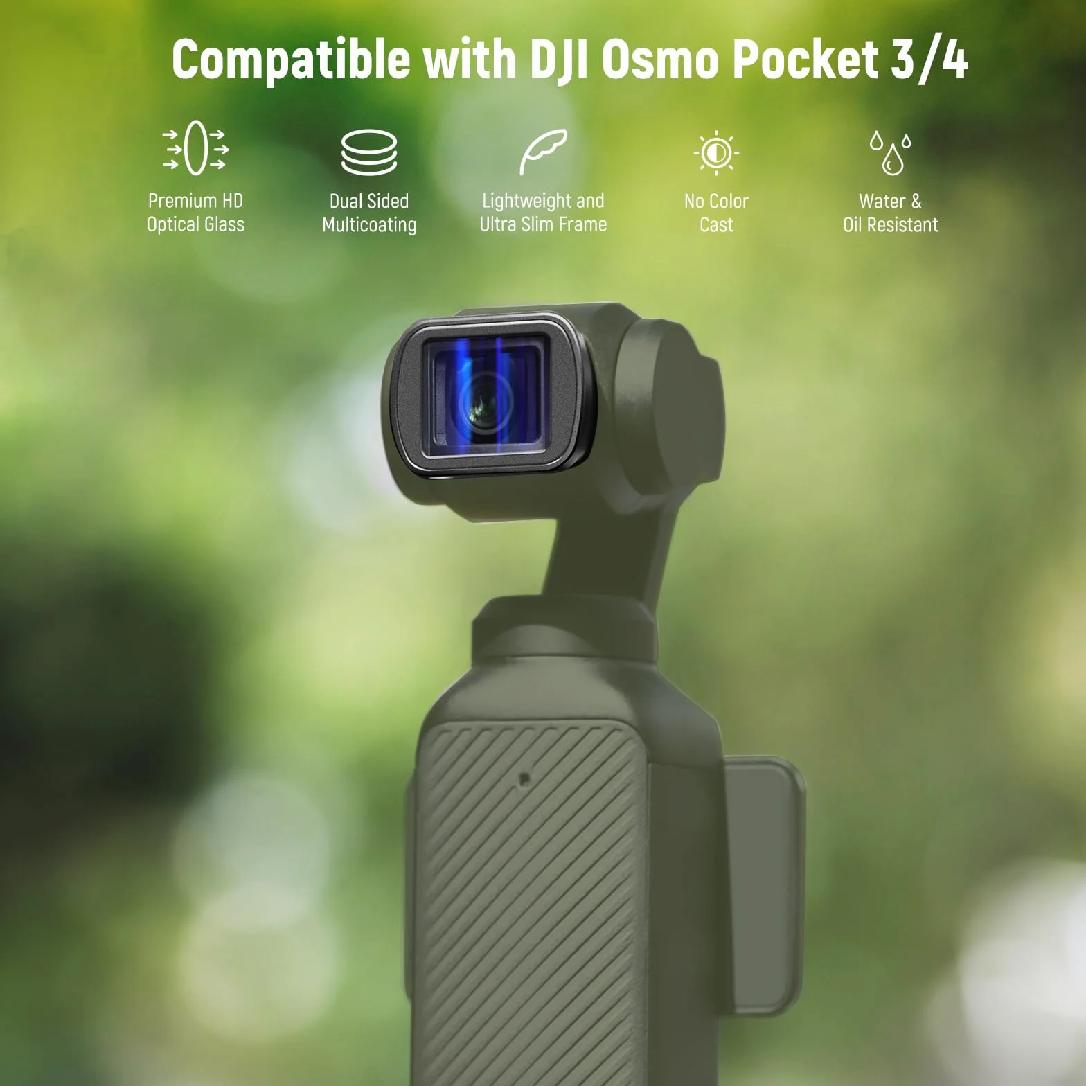 NEEWER Obiektyw anamorficzny 1,2x niebieski DJI Osmo Pocket 3 LS-44