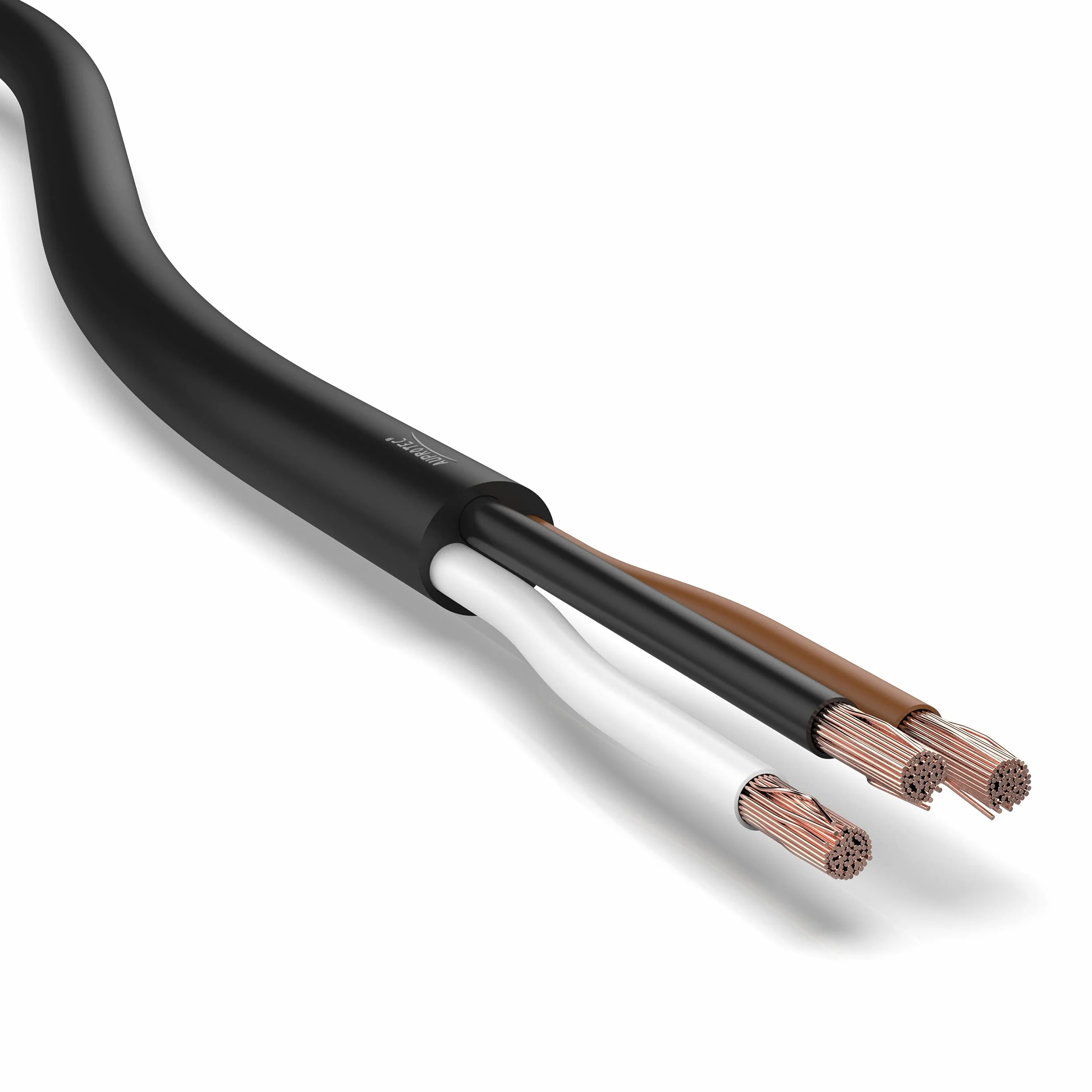 Przewód samochodowy 10m 3x1,0 mm² FLRYY okrągły kabel 3-żyłowy do przyczepy