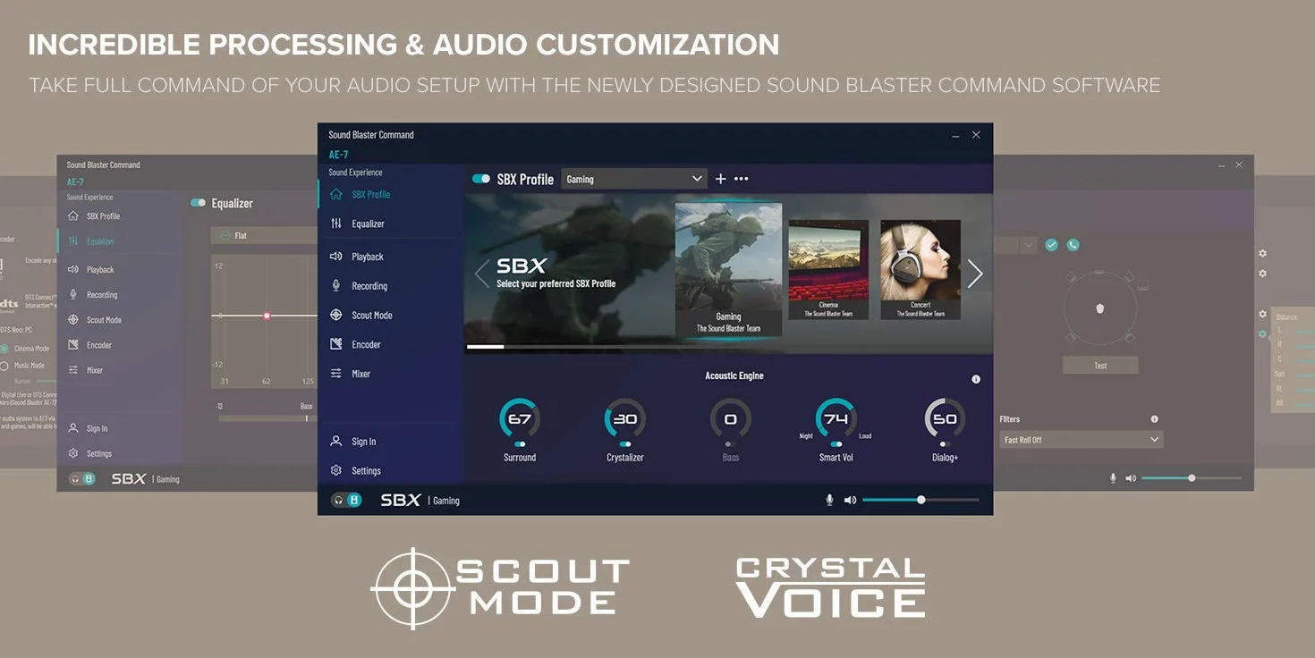 Creative Sound Blaster AE-7 wewnętrzna karta dźwiękowa PCIe 127 dB DNR ESS SABRE 9018 DAC